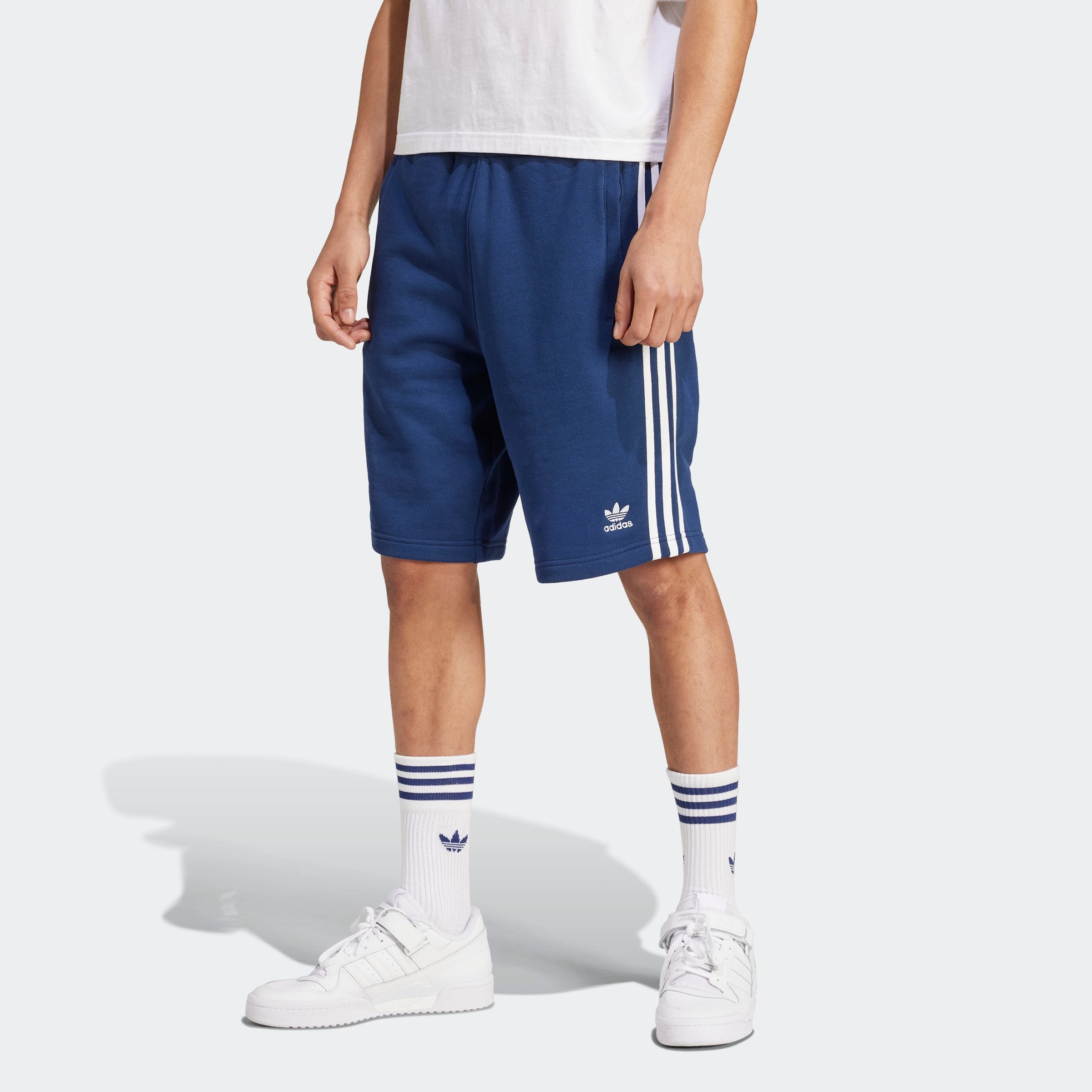 adidas Originals Shorts "3-STRIPE SHORT" Drei Streifen Sweat Shorts aus wei günstig online kaufen