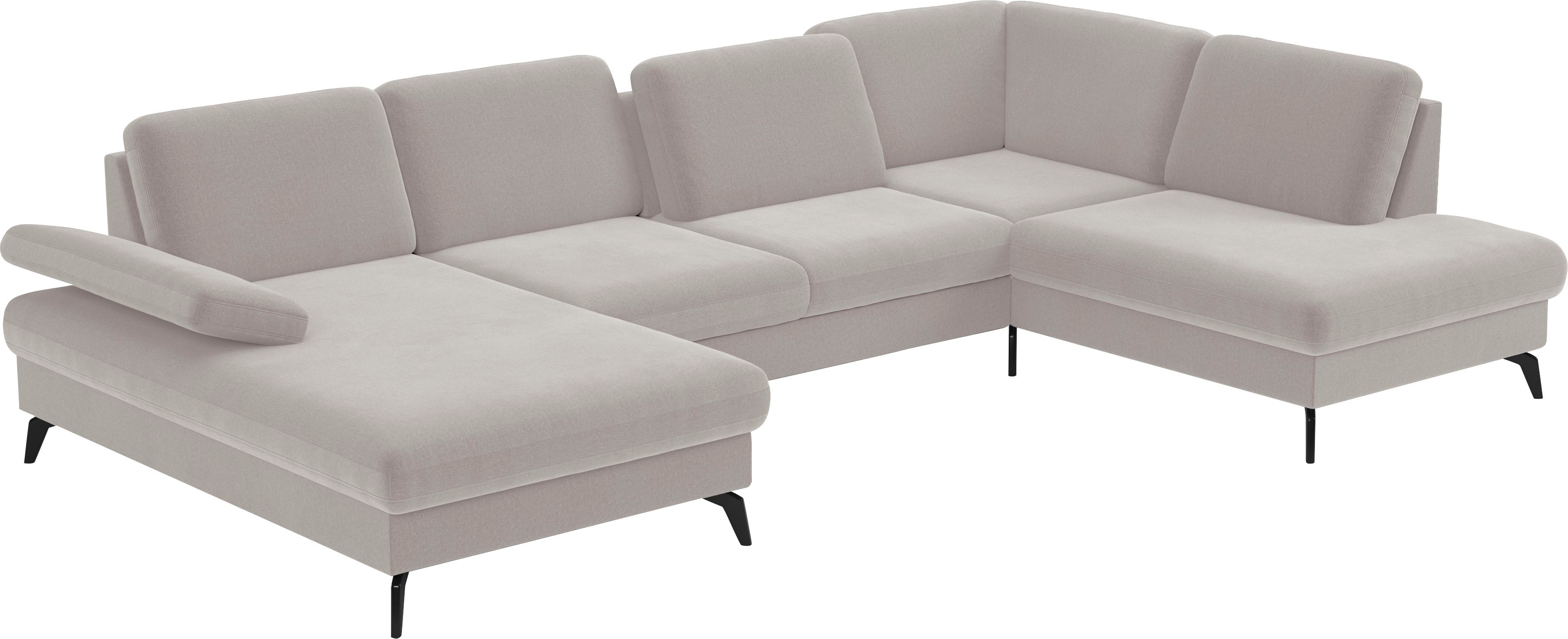 Thumbnail - sit&more Wohnlandschaft "Morris U-Form, inkl. Sitztiefenverstellung", wahlweise mit Armteilverstellung, Bettfunktion & B...