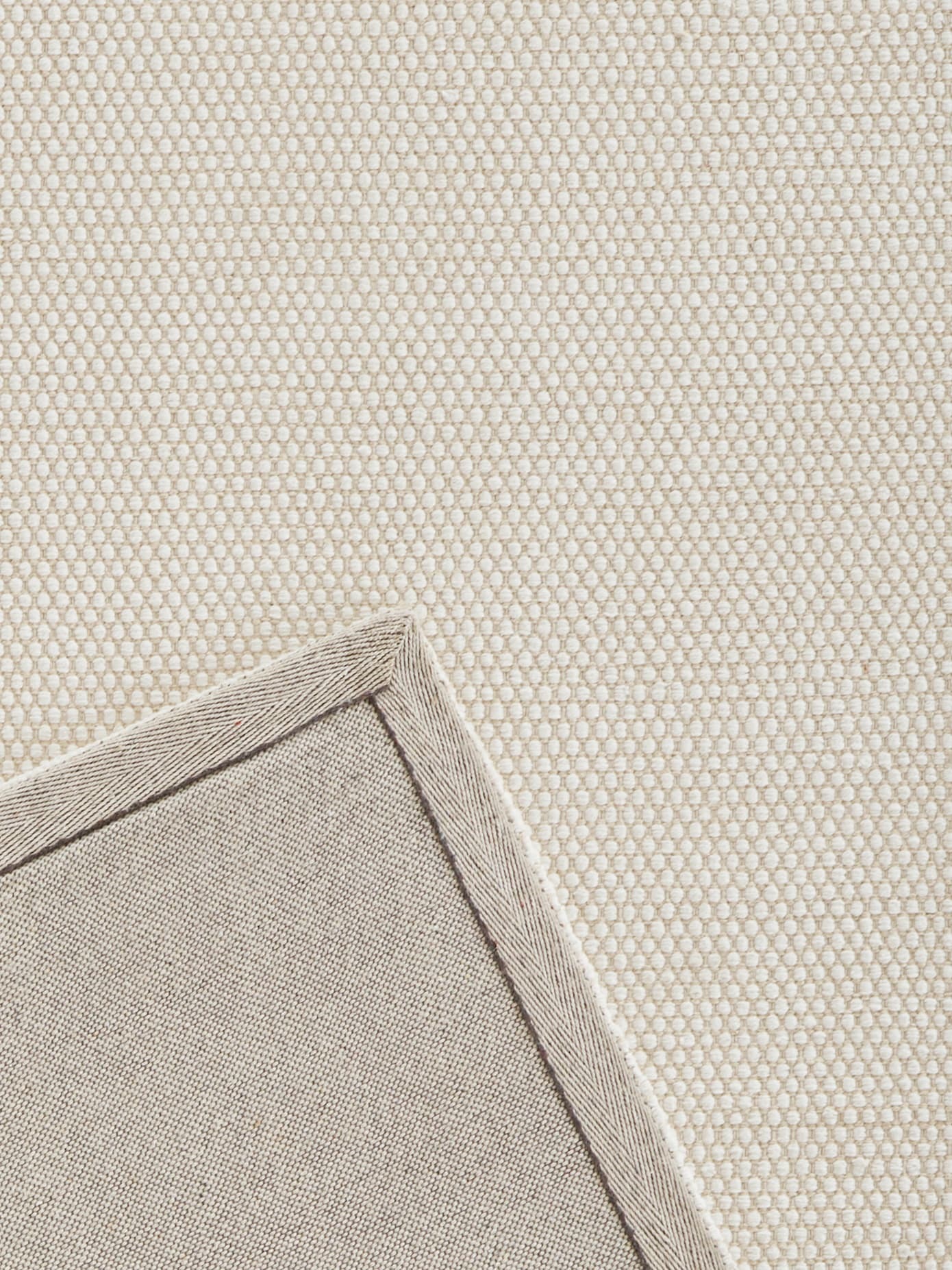 Teppich HEINE HOME Gr. 2, beige (ecru), B:70cm L:140cm, Baumwolle, Teppiche, Teppich 3