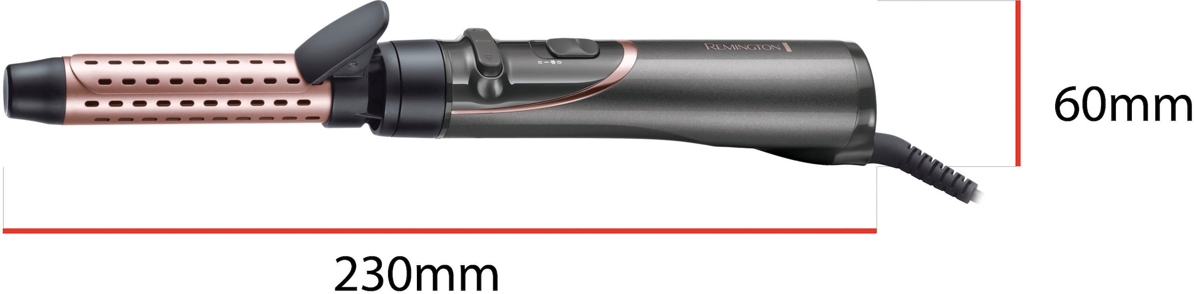 Remington Warmluftbürste »AS8606«, 4 Aufsätze, Curl & Straight Confidence 3-in1 Ionen Styler