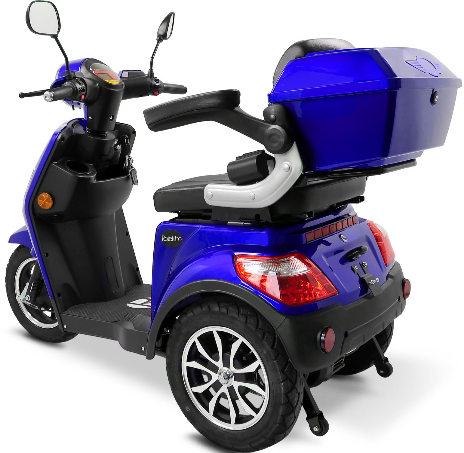 | BAUR Lithium E-Trike 25 Rolektro Elektromobil auf km »Rolektro V.3, /h, 25 Topcase) Akku«, W, (mit 1000 Raten