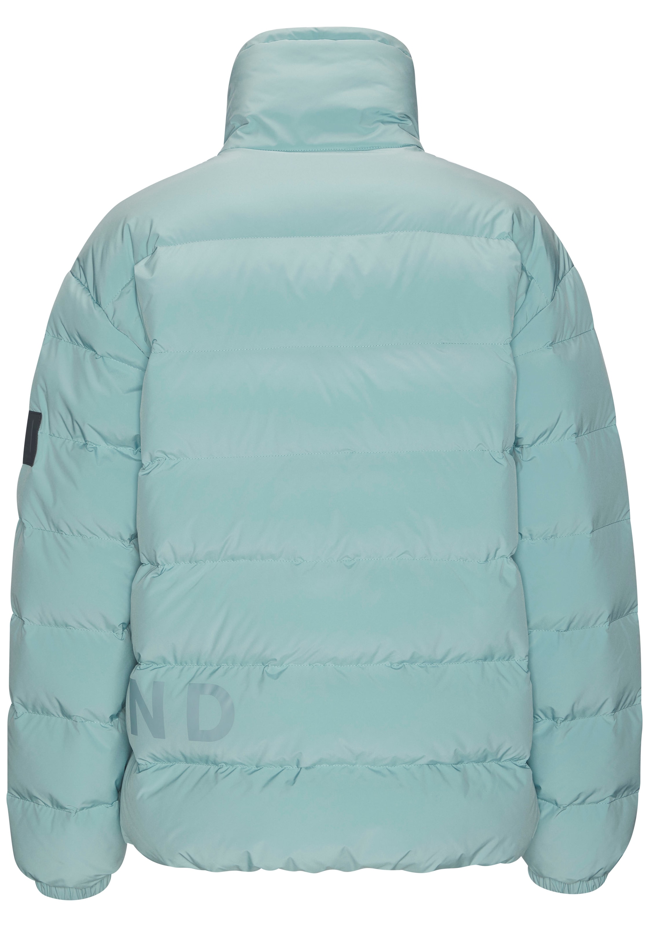 Elbsand Steppjacke, mit großem seitlichen Logo-Print