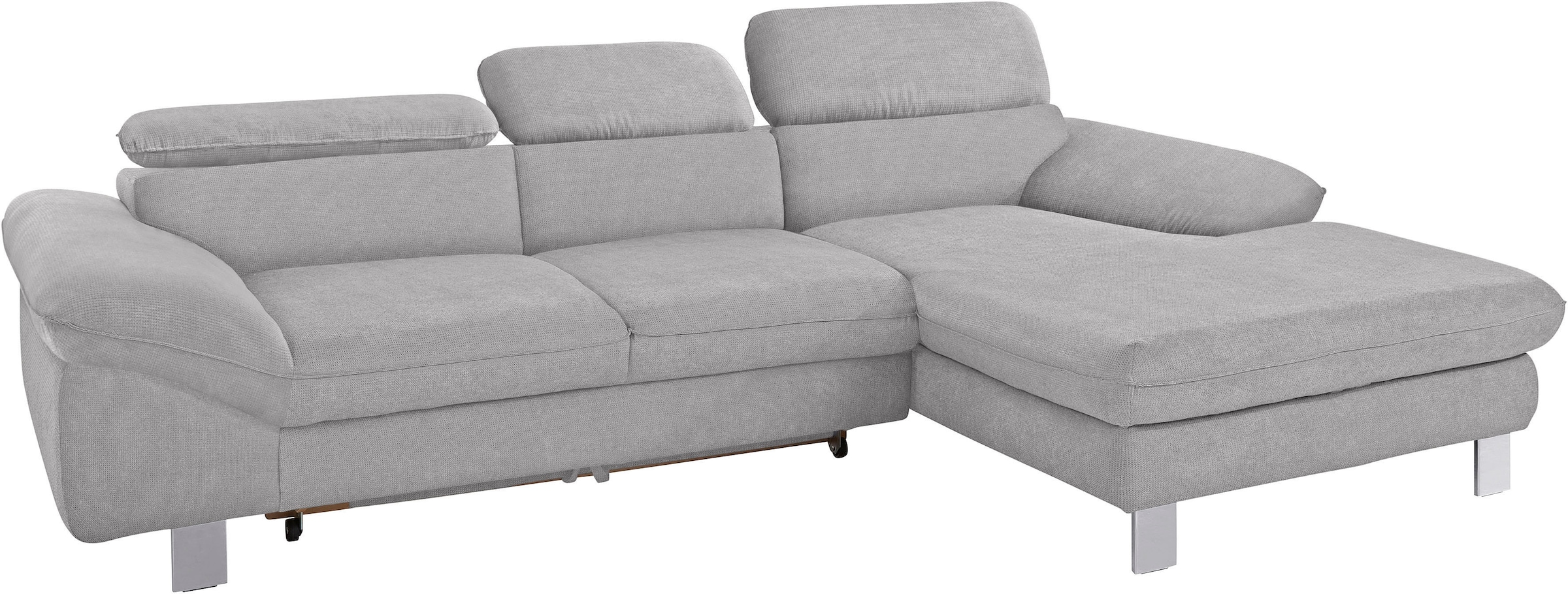 COTTA Ecksofa "Driver L-Form" mit Kopfteilverstellung, wahlweise mit Schlaffunktion & Bettkasten