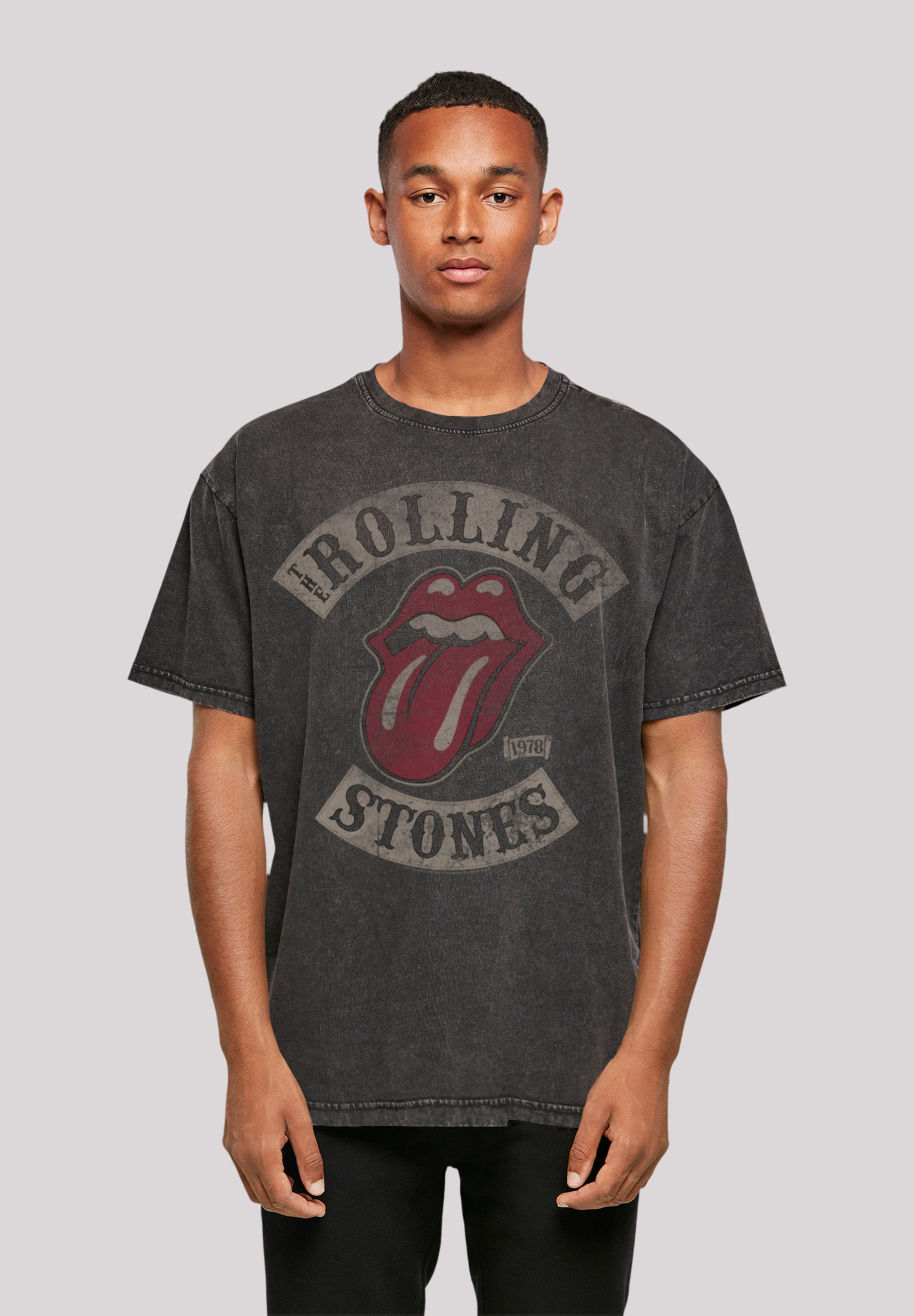 F4NT4STIC T-Shirt "The Rolling Stones Tour 78 Vector", Premium Qualität günstig online kaufen