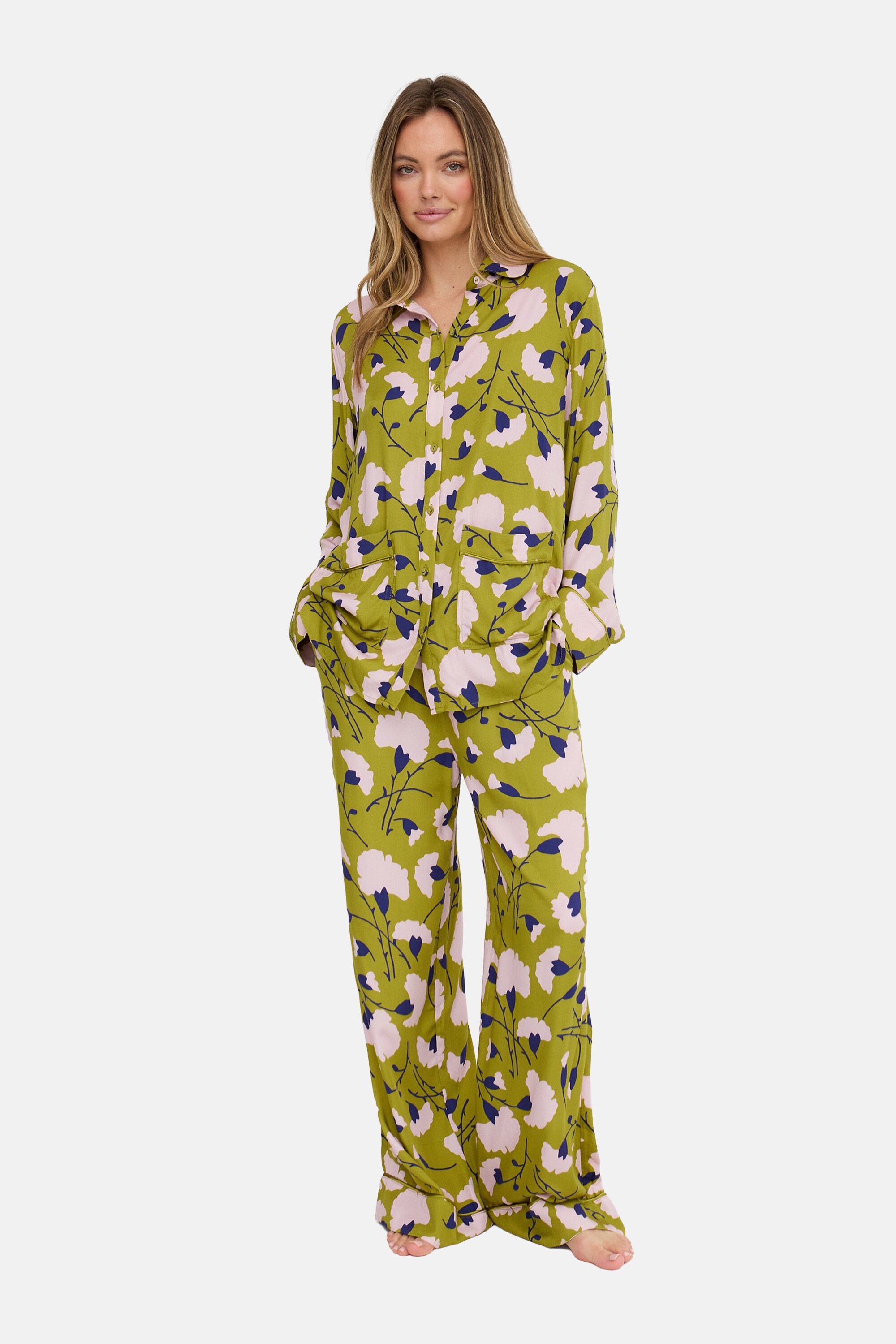 Lily and Lionel Pyjama "Evie Long Sleeve Print Pyjama Set Damen" günstig online kaufen