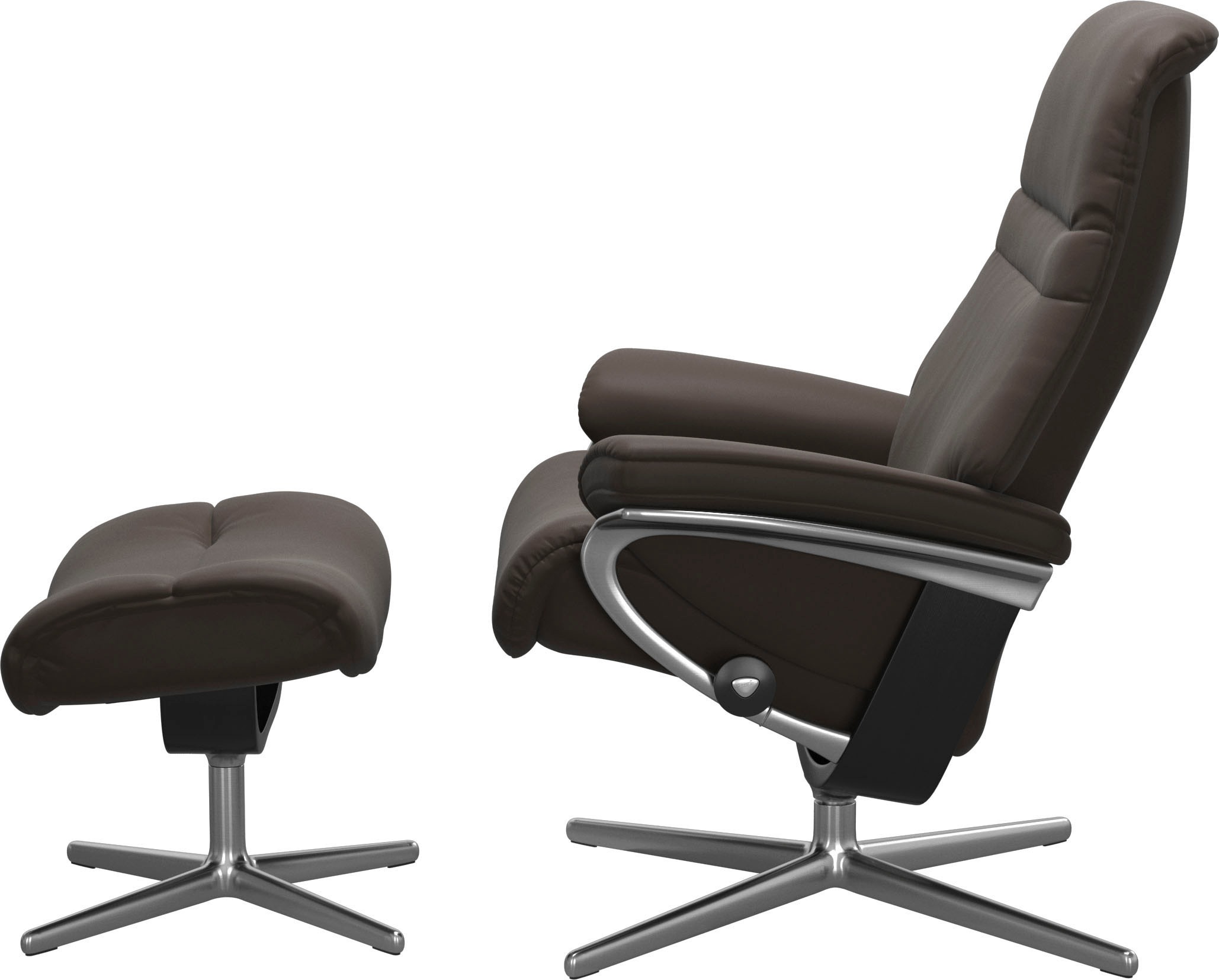 Stressless® Relaxsessel »Sunrise«, mit Cross Base, Größe S, M & L, Holzakzent Schwarz