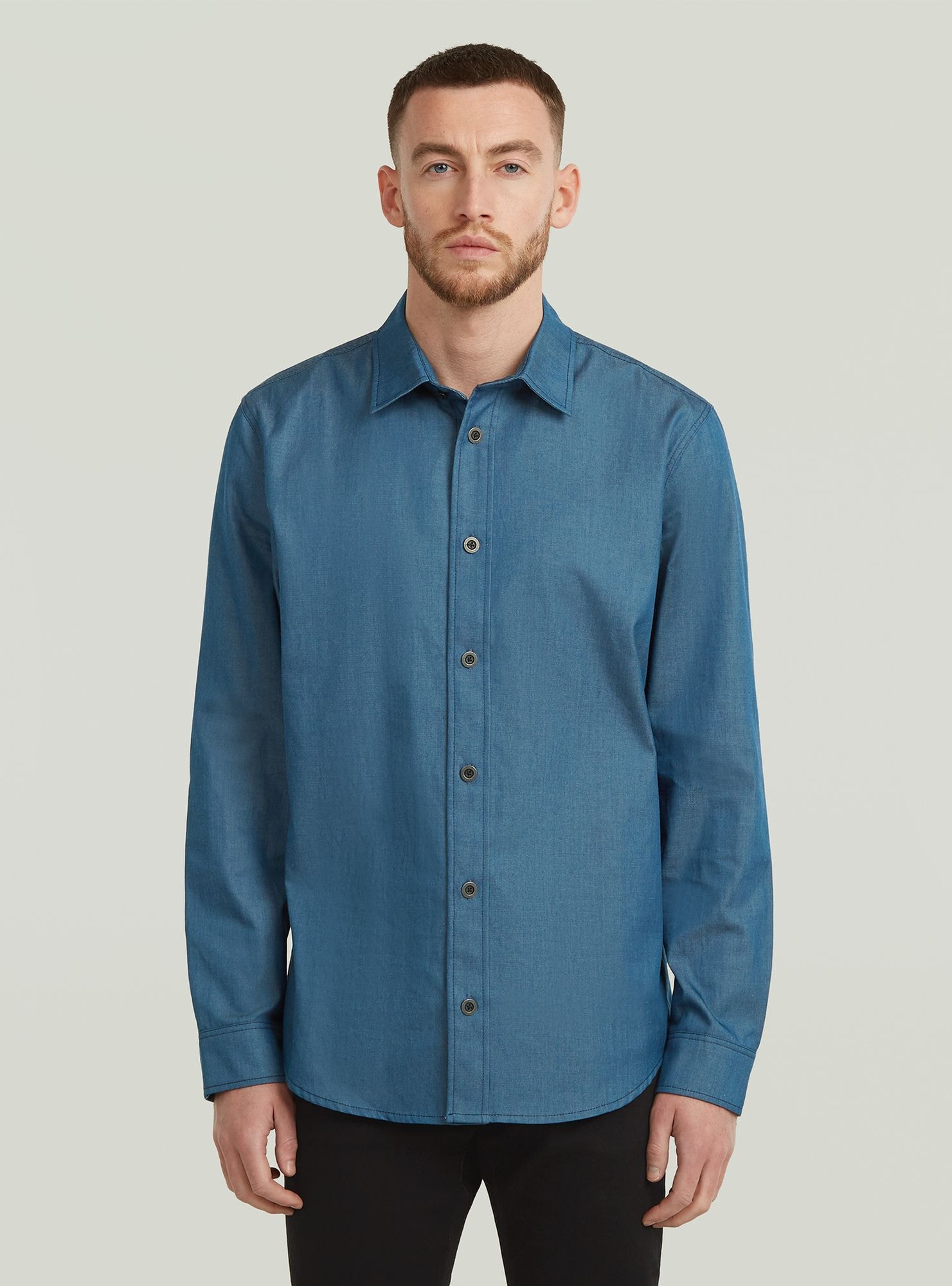 G-STAR Langarmshirt »Clean Slim Hemd«
