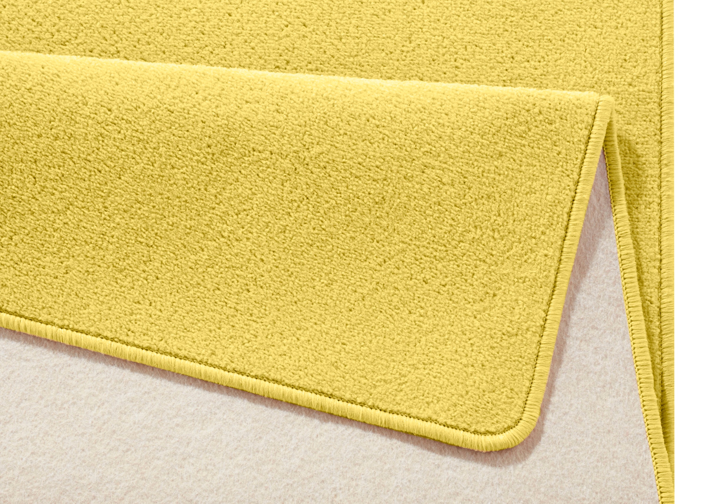 HANSE Home Teppich »Fancy«, rechteckig, 7 mm Höhe, Kurzflor, Läufer, uni, gekettelt, Wohnzimmer, Schlafzimmer, Esszimmer