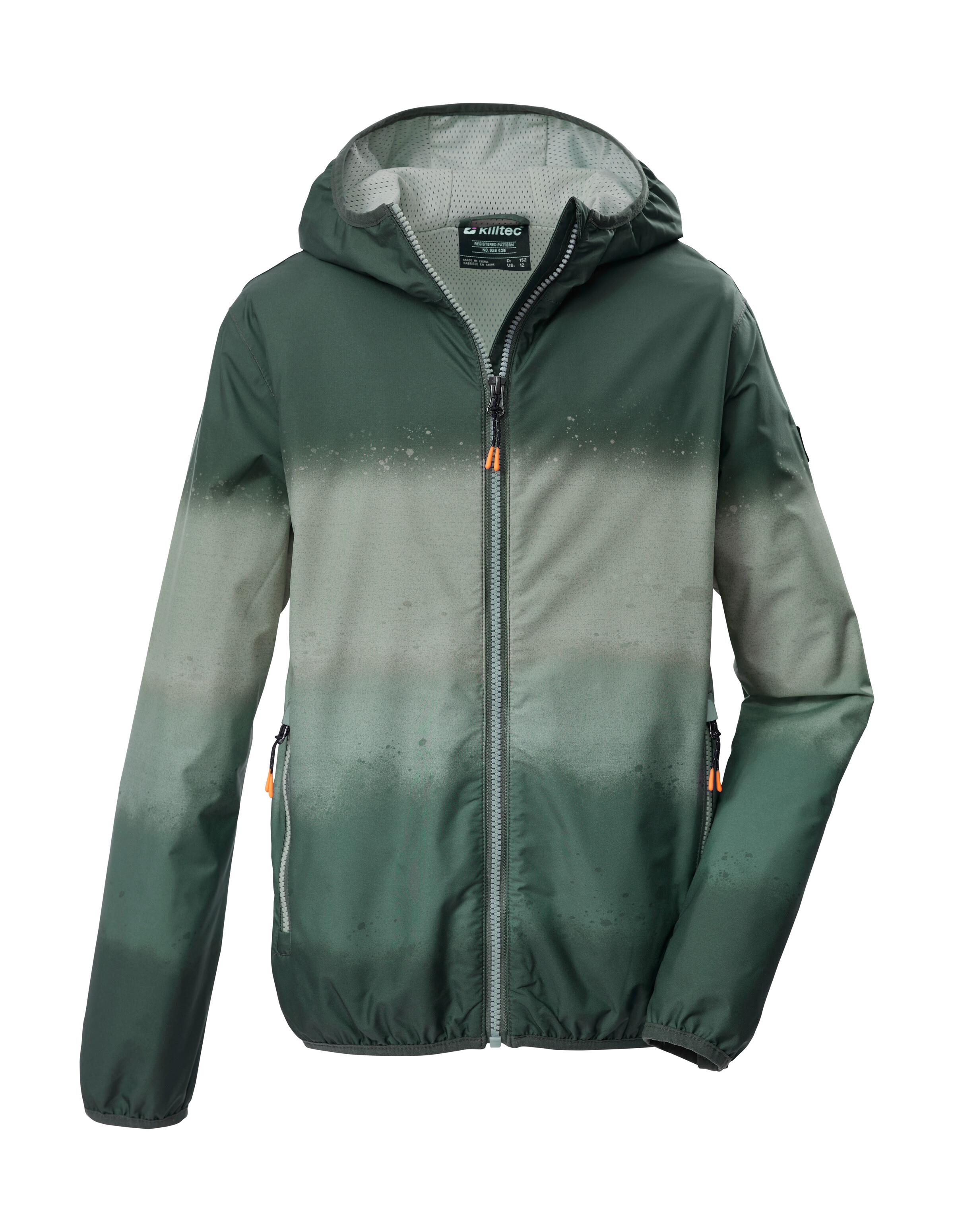 Killtec Funktionsjacke "KOS 144 BYS JCKT" Wind- und wasserdichte Jungenjacke mit Farbverlauf-Print