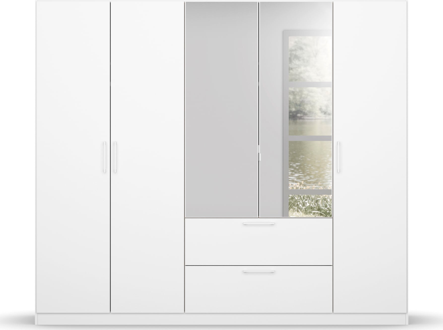 Thumbnail - OTTO home Drehtürenschrank "Kleiderschrank Schrank Garderobe Wäscheschrank CHALLENGER" Breiten 181/226 cm, Höhen 197/210...