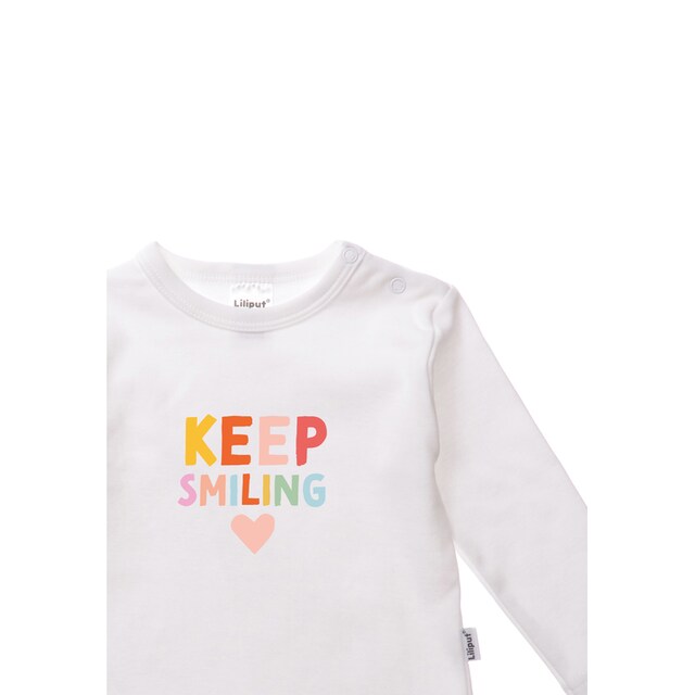 Liliput T-Shirt »Keep BAUR mit kaufen | Rundhalsausschnitt Smiling«,