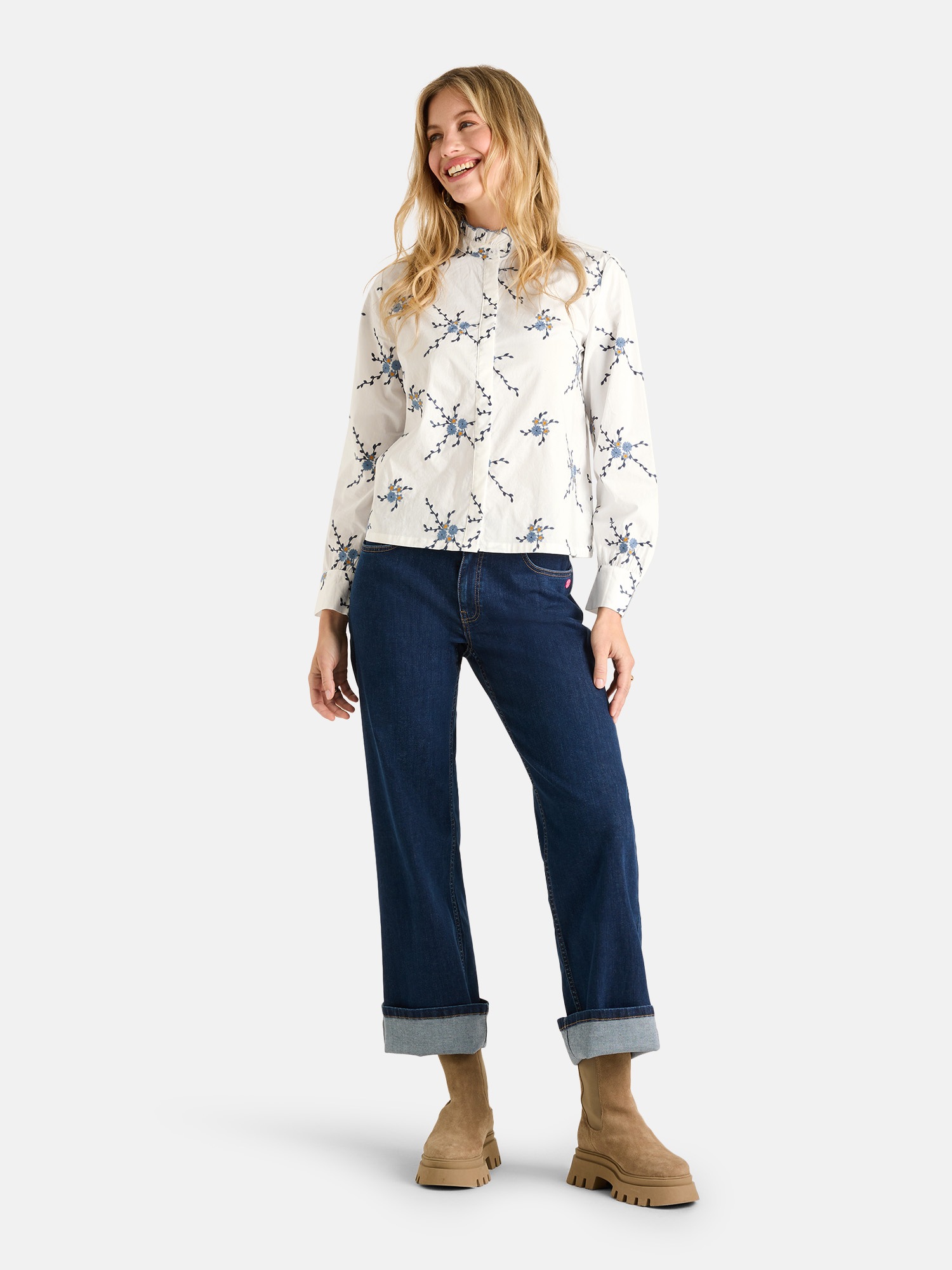 Lieblingsstück Klassische Bluse »AlieenL« aus 100% Baumwolle