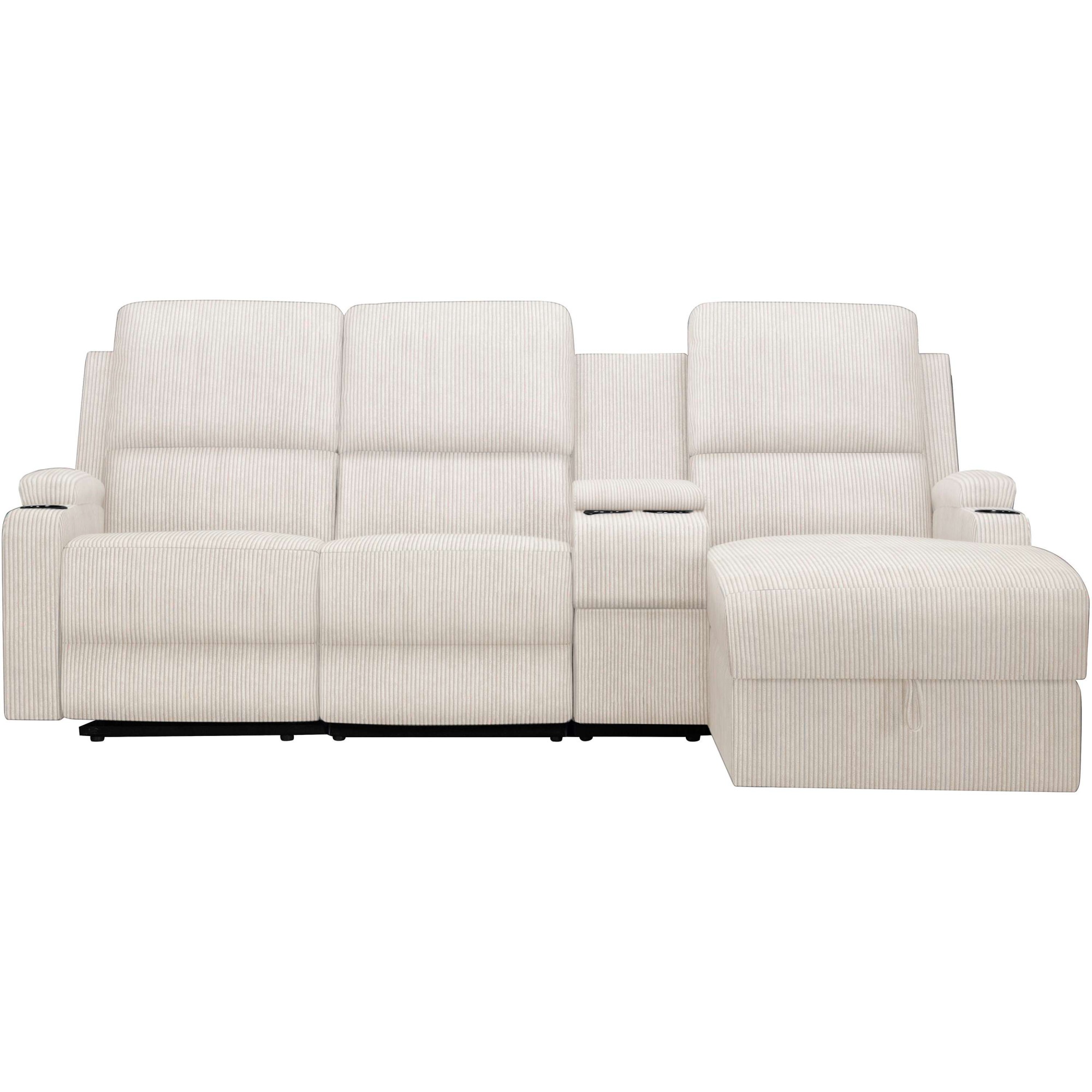 OTTO home Ecksofa "NAPORI Multimediasofa, 3er Kinosessel XXL, L-Form, Cord" günstig online kaufen