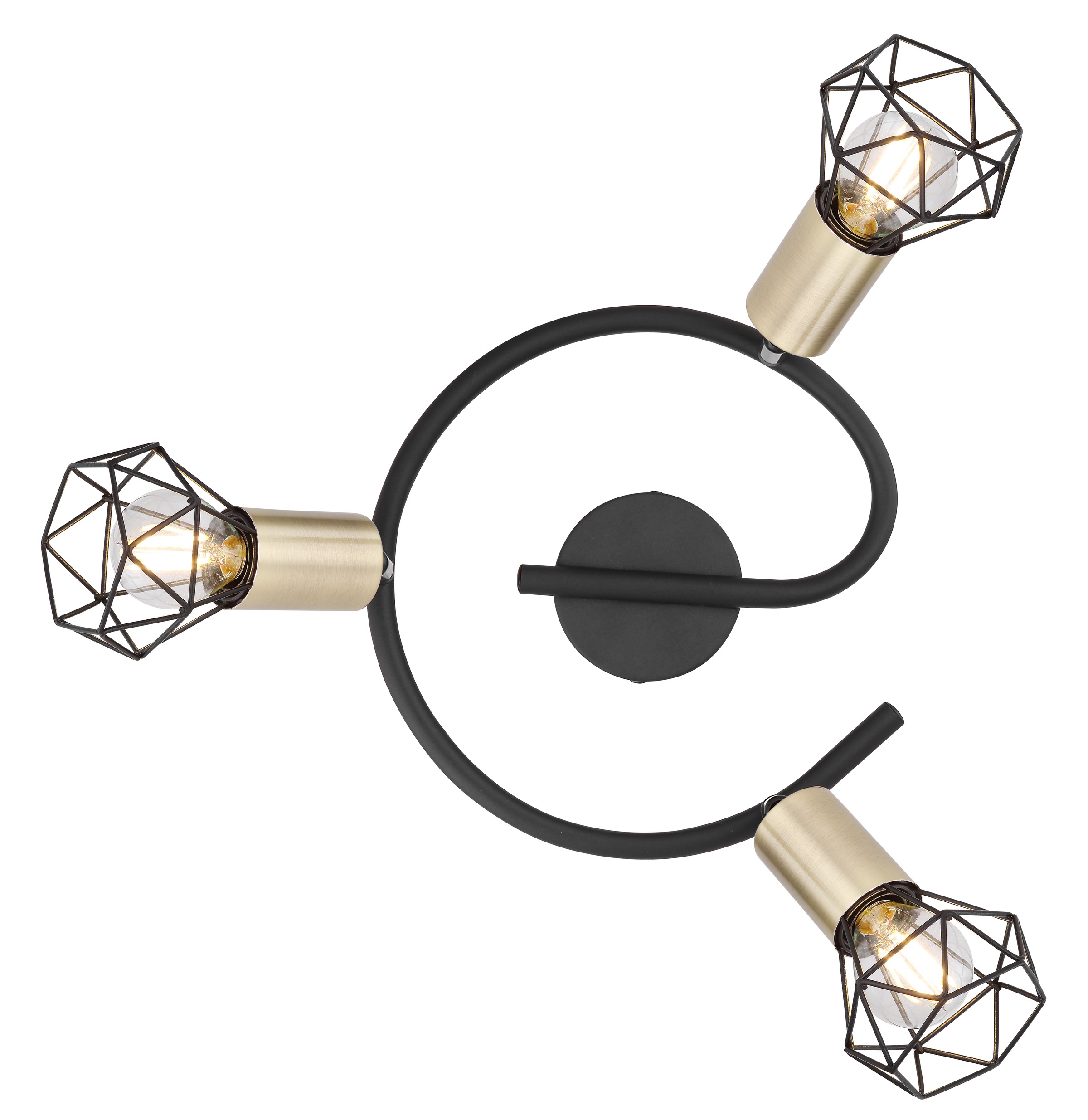 GLOBO LIGHTING Deckenstrahler »XARA I«, Leuchtmittel E14 | ohne Leuchtmittel, Deckenstrahler/Metall/Flur/Wohnzimmer/Schlafzimmer