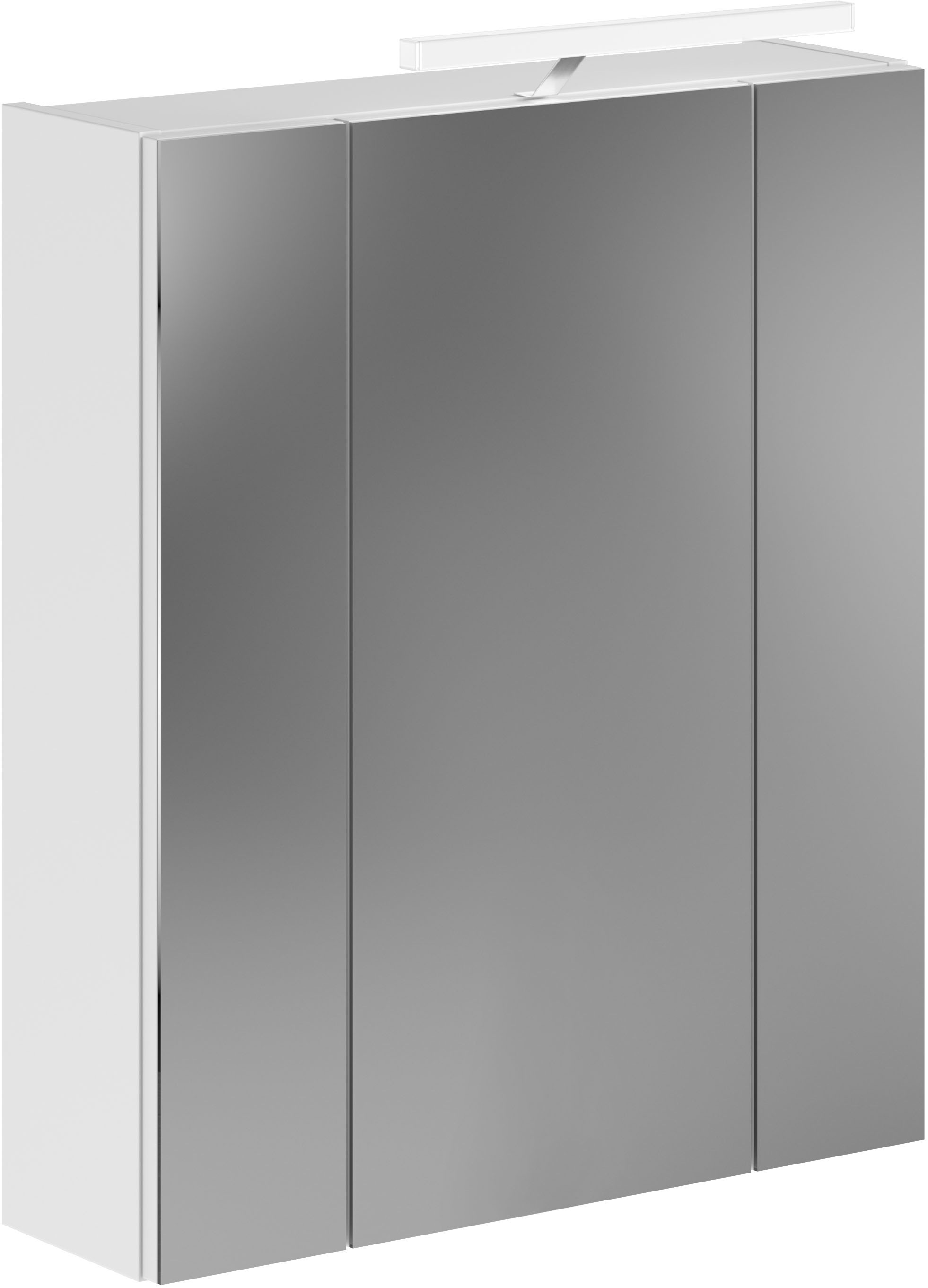 INOSIGN Badmöbel-Set »Malmö, 2 teilig, inklusive LED Beleuchtung, bestehend aus:«, (Set, 2 St.), Waschbeckenunterschrank, Spiegelschrank, LED Badaufsatzleuchte