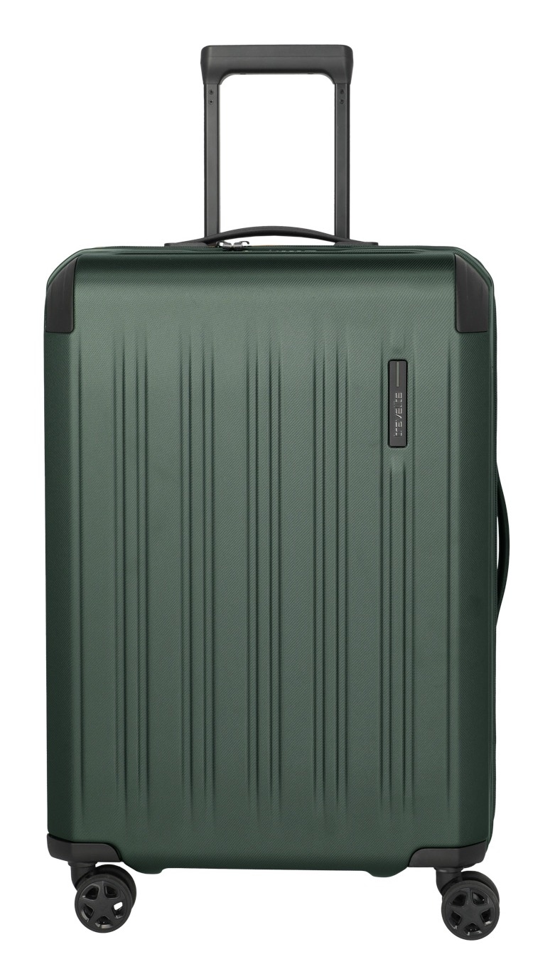 TRAVELITE Hartschalen-Trolley "DYNAMIIC Reisekoffer Hartschale", grün, ABS, unifarben mit Farbeinsätzen, Koffer, ABS-Hartschale und Volumenerweiterung