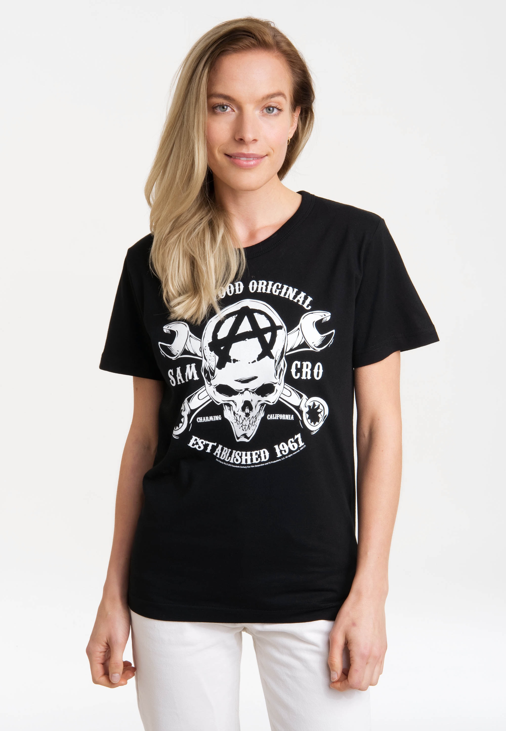 | Of bestellen lizenziertem SAMCRO«, »Sons BAUR Print T-Shirt Anarchy mit für - LOGOSHIRT