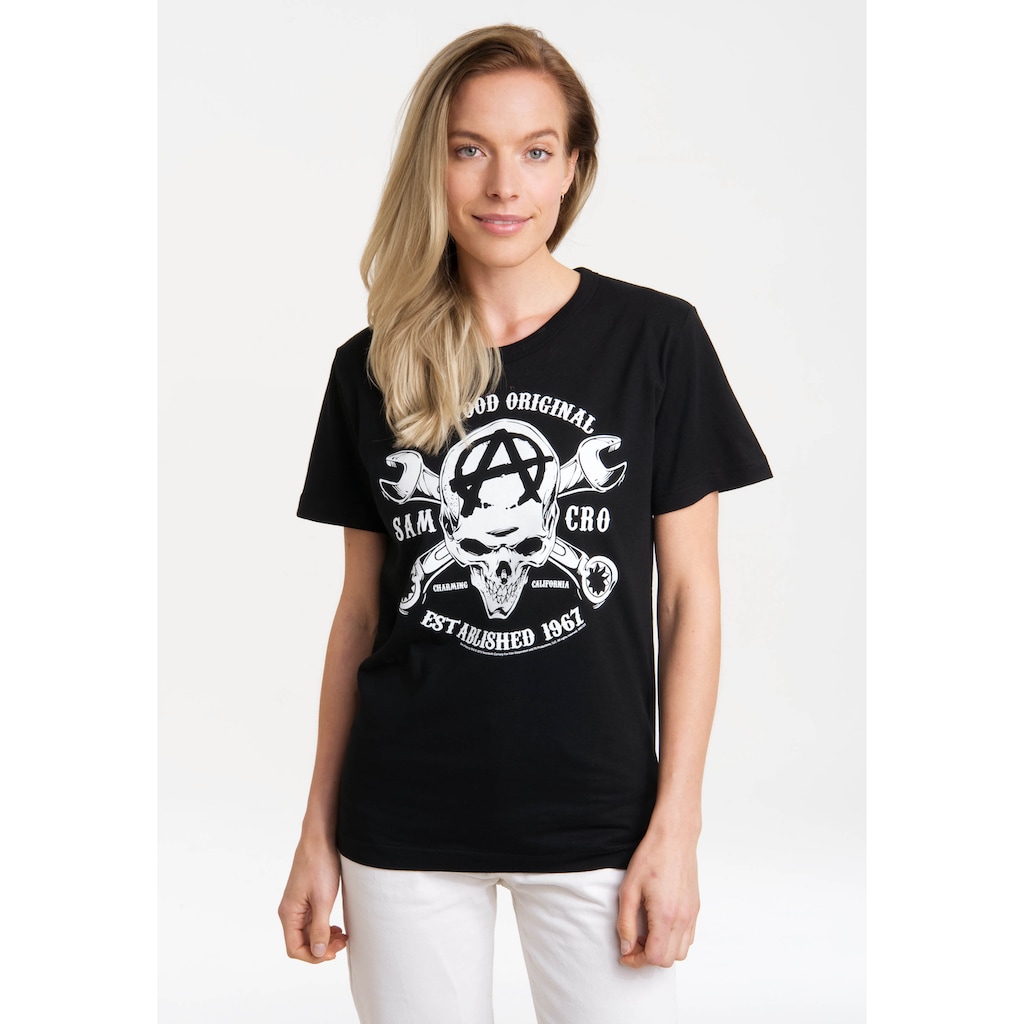 LOGOSHIRT T-Shirt »Sons Of Anarchy SAMCRO« mit lizenziertem Print