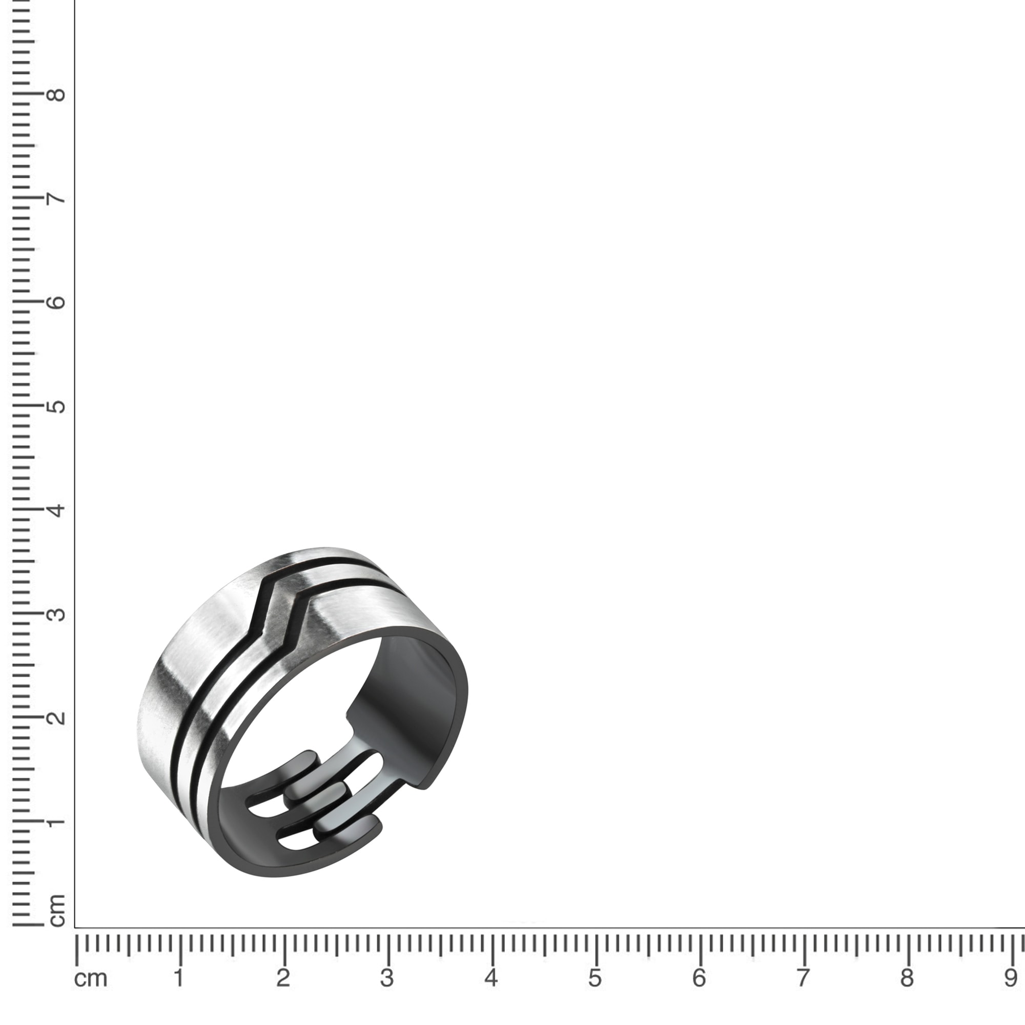 Vivance Fingerring »925 Sterling Silber oxidiert«