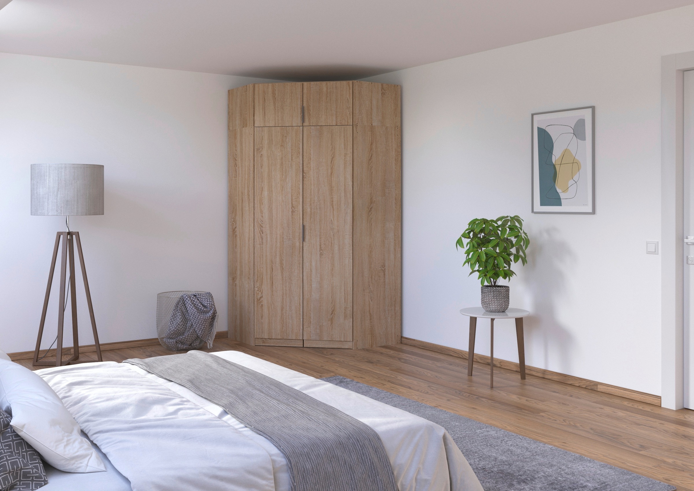 rauch Kleiderschrank "Eckschrank Schrank Ankleidezimmer Schlafzimmer Garder günstig online kaufen