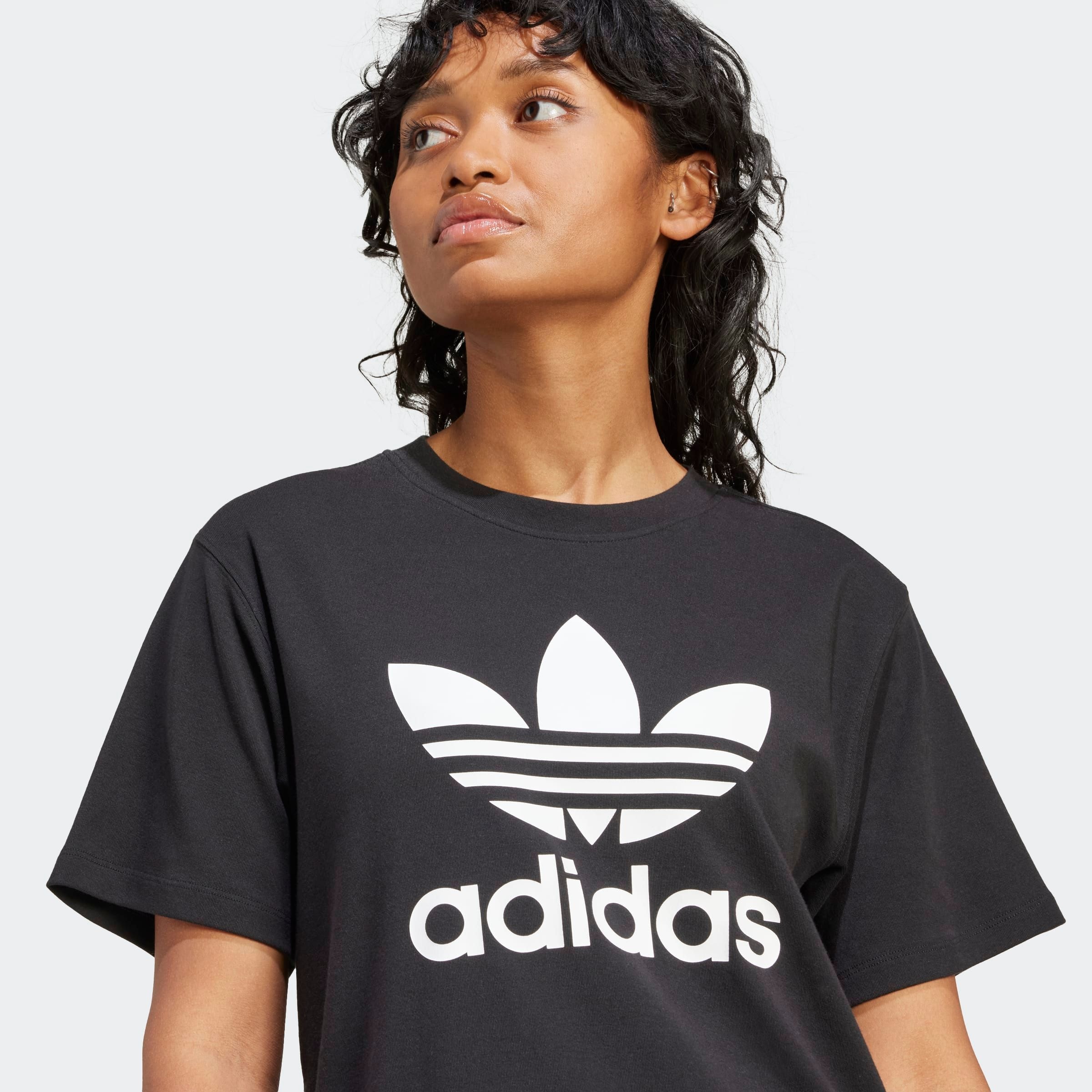adidas Originals T-Shirt »TREFOIL TEE«, Basic Shirt mit großem Trefoil Logoprint