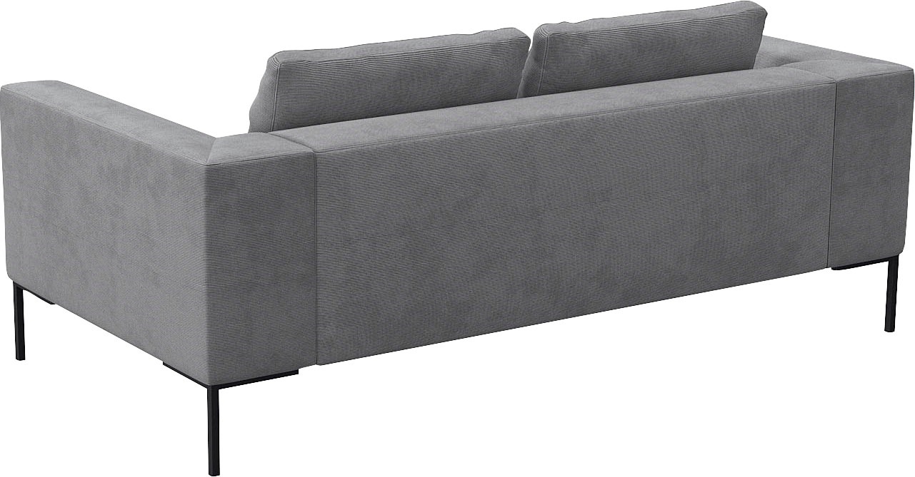 FLEXLUX 2,5-Sitzer »Loano«, modernes Sofa, frei im Raum stellbar, lose Kissen, Kaltschaum im Sitz