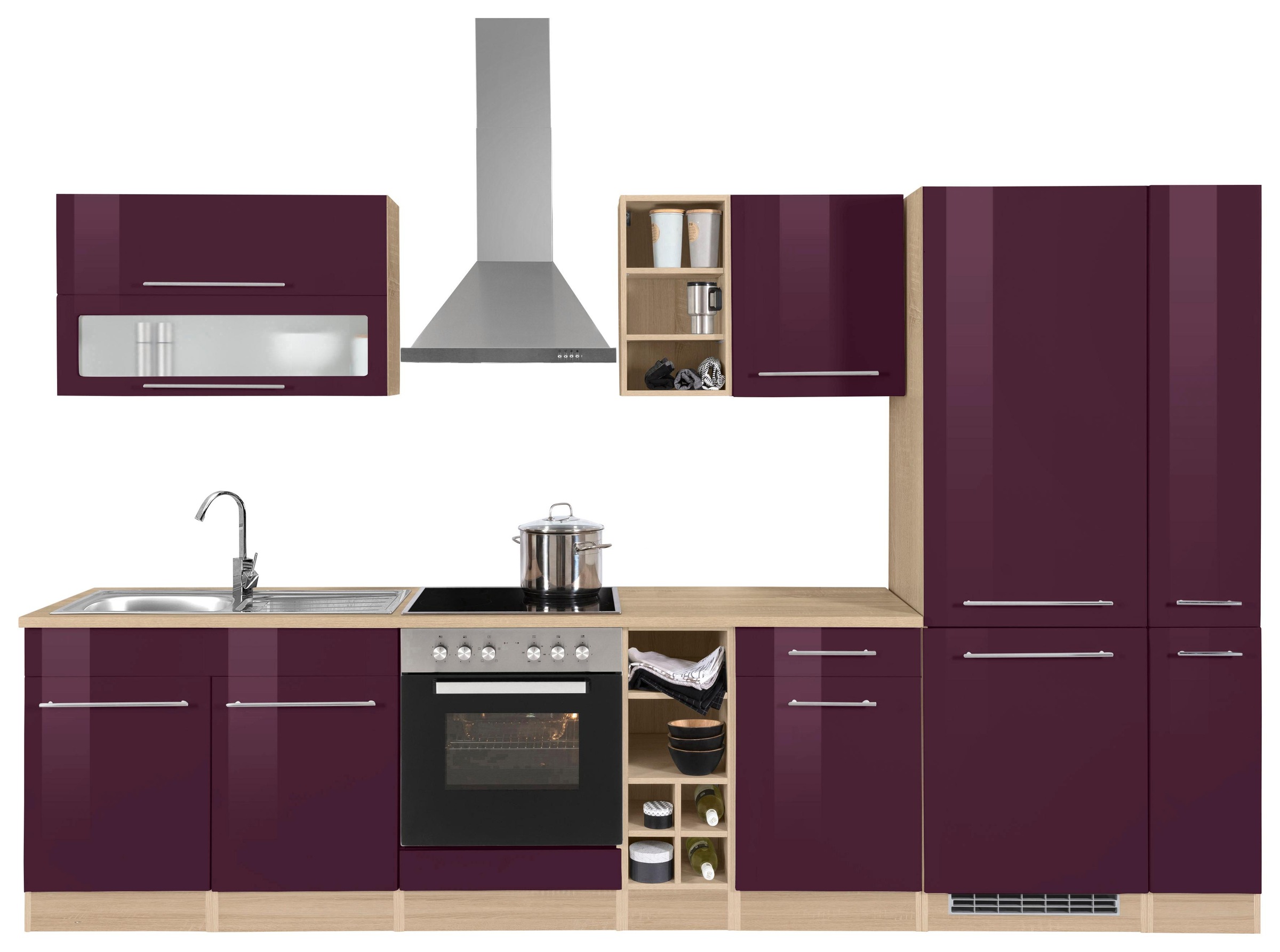 KOCHSTATION Küchenzeile "KS-Eton" ohne E-Geräte, Breite 330 cm günstig online kaufen