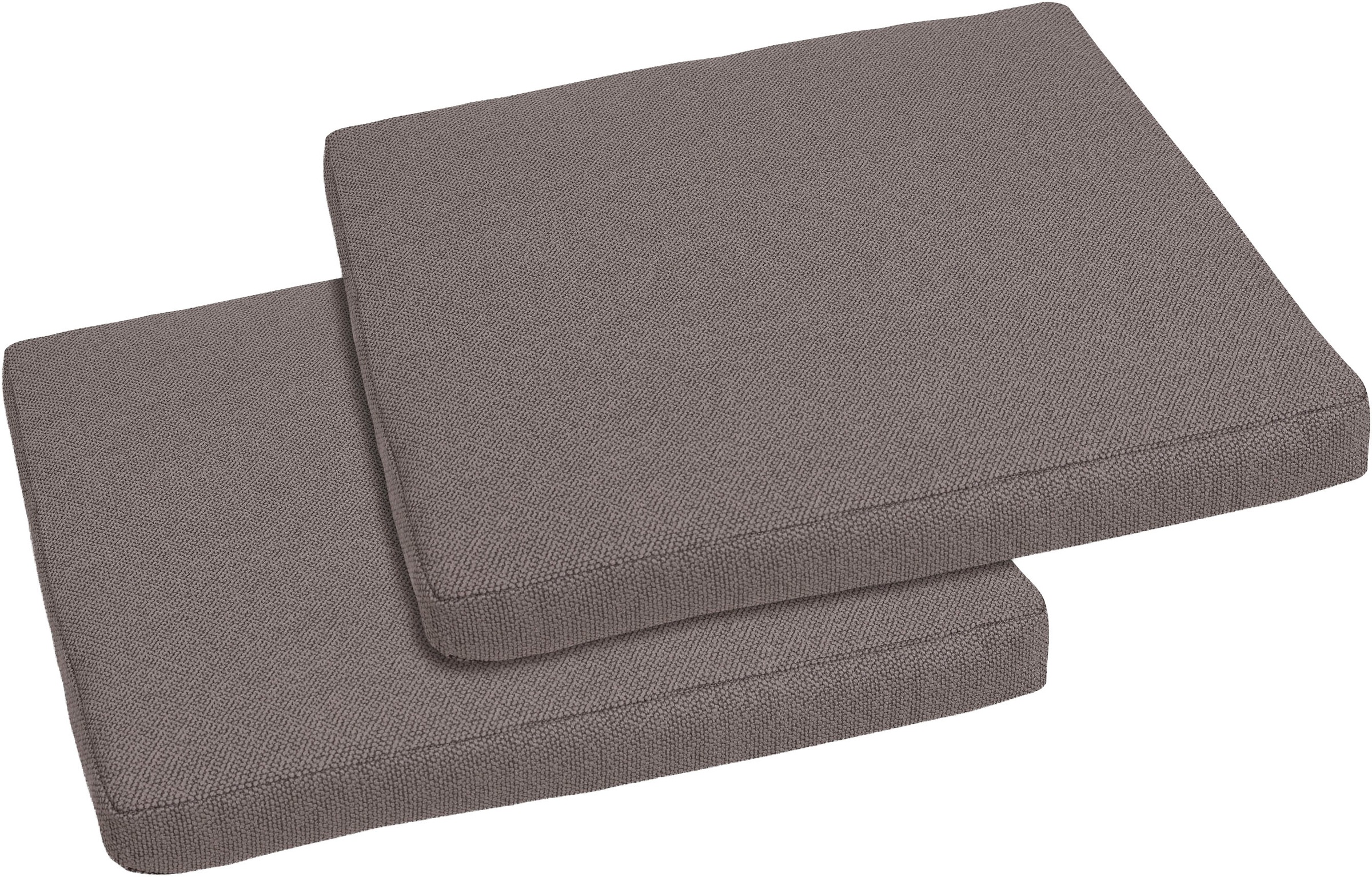 Hockerauflage GO-DE, B:50cm H:7cm T:50cmtaupe, Polypropylen, Polsterauflagen, Uni Bouclé taupe - Maße BxLxH ca.: 50 cm x 50 cm x 7 cm