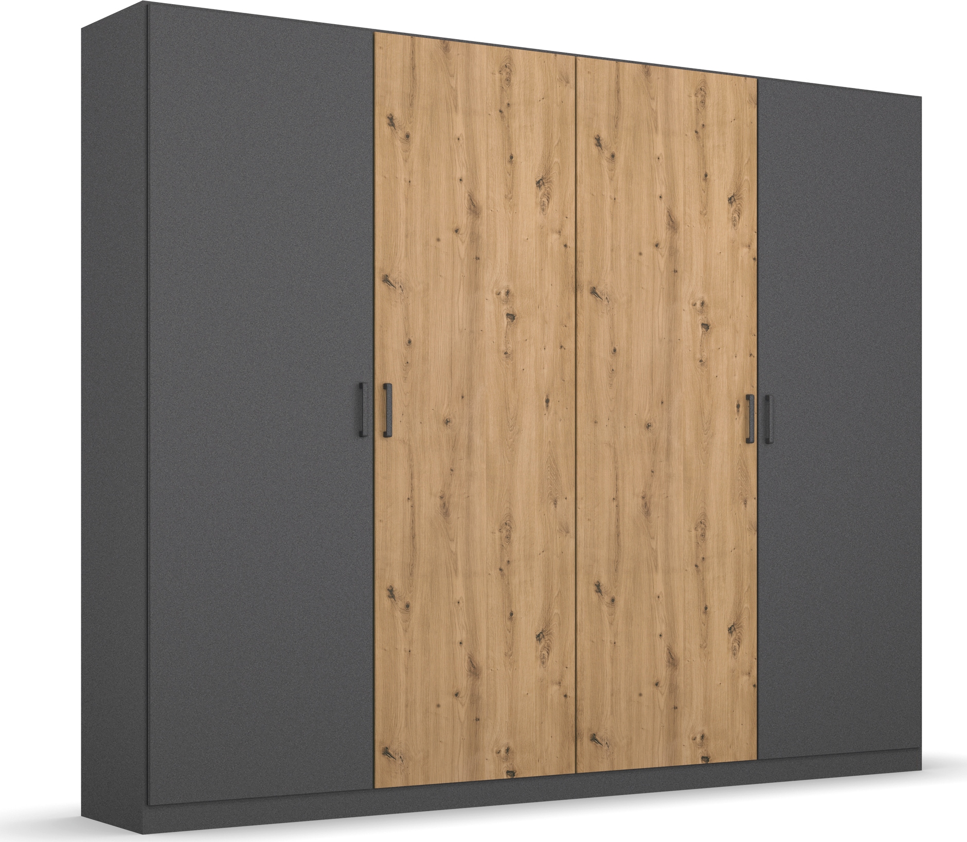 rauch Drehtürenschrank "Miro" moderner Farbmix, Breiten 181-226, Höhe 210 cm MADE IN GERMANY