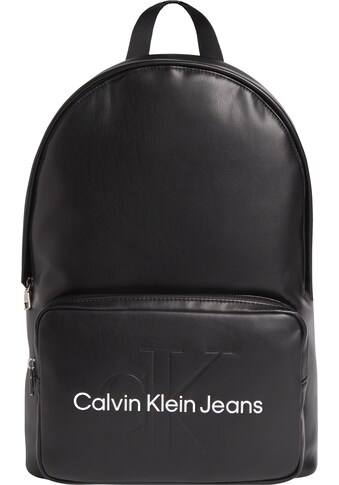 Calvin Klein Jeans Cityrucksack »MONOGRAM SOFT CAMPUS BP43«, mit Reißverschluss-Vortasche kaufen