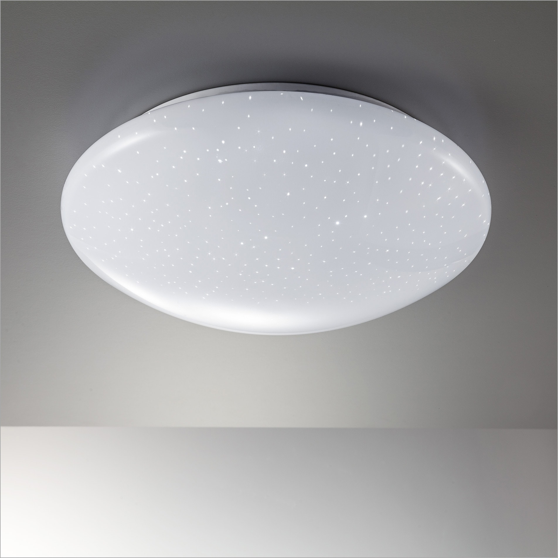 LED Deckenleuchte »BK_DL1060 LED-Deckenlampe, Sternenhimmel, Ø28cm, Weiß, IP20«, 1...