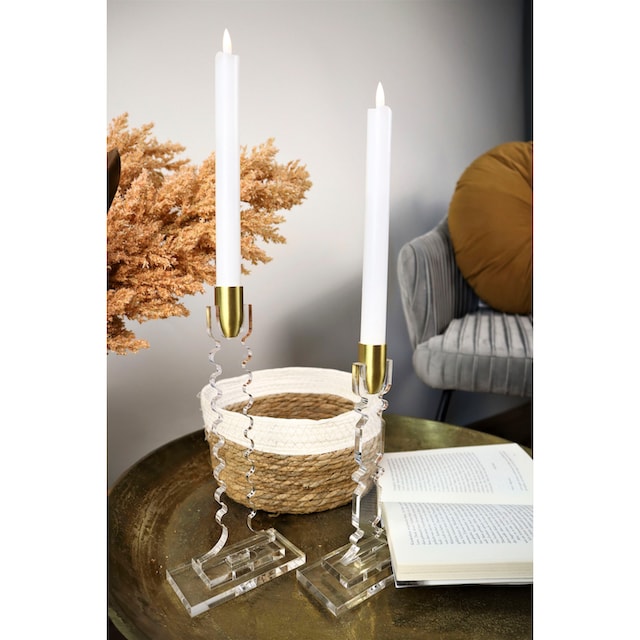 AM Design Kerzenleuchter »Stabkerzenhalter aus Acryl«, (1 St.), Höhe ca. 27  cm bestellen | BAUR