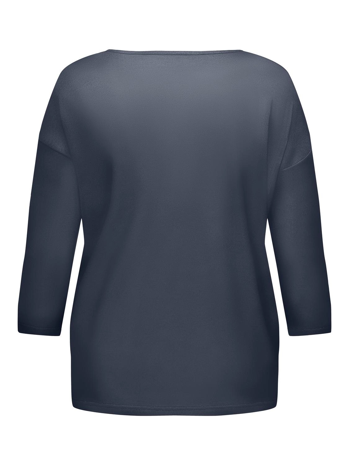 ONLY CARMAKOMA 3/4-Arm-Shirt "CARALBA 3/4 TOP NOOS" günstig online kaufen