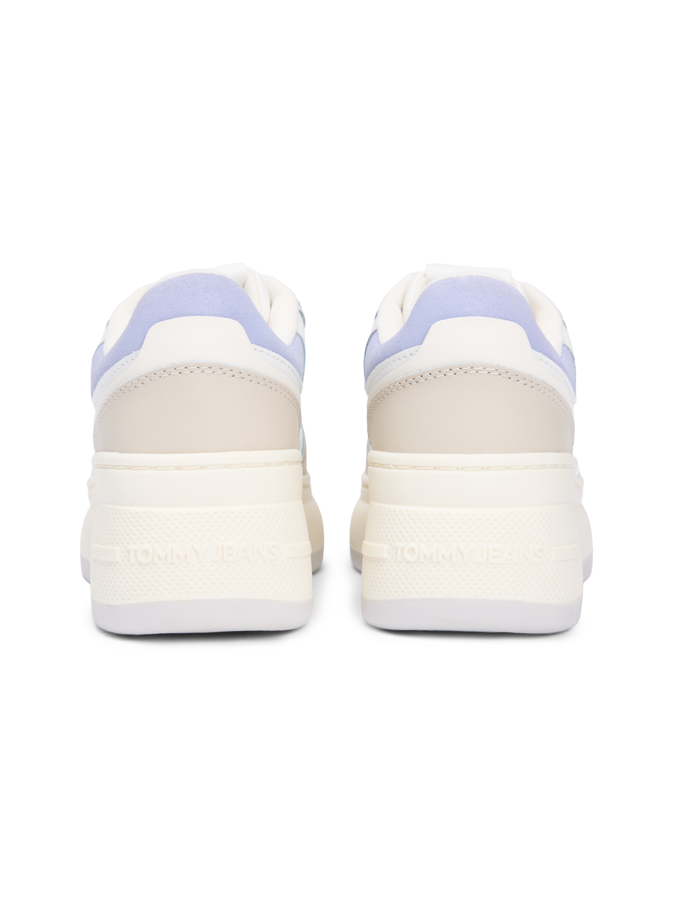 Tommy Jeans Plateausneaker »TJW RETRO BASKET FLATFORM«  , Freizeitschuh, Halbschuh, Schnürschuh mit Kontrastbesätzen