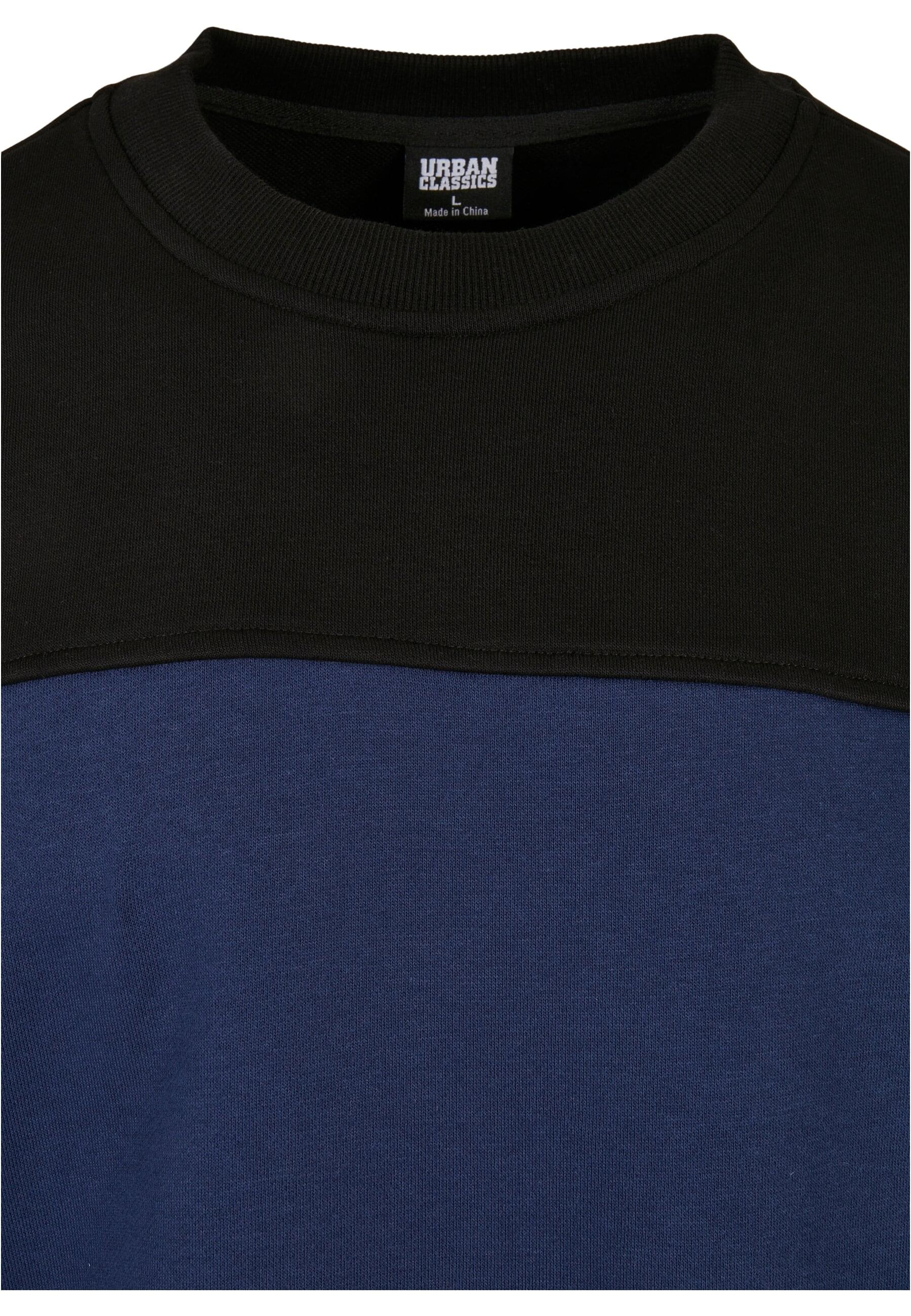 Thumbnail - URBAN CLASSICS Rundhalspullover "Urban Classics Herren Upper Block Crewneck", (1 tlg.)