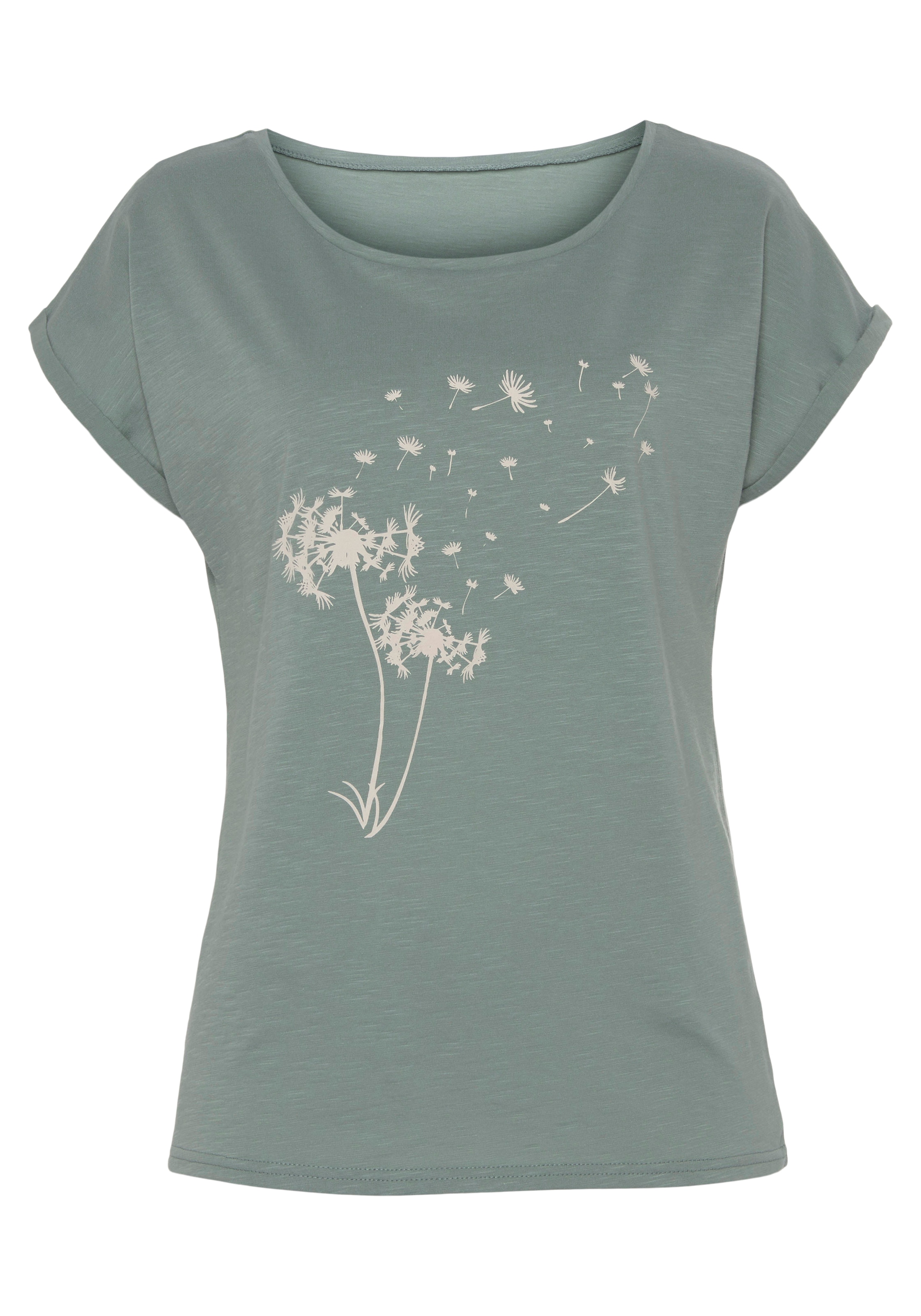 Vivance T-Shirt, mit Frontdruck "Pusteblume"