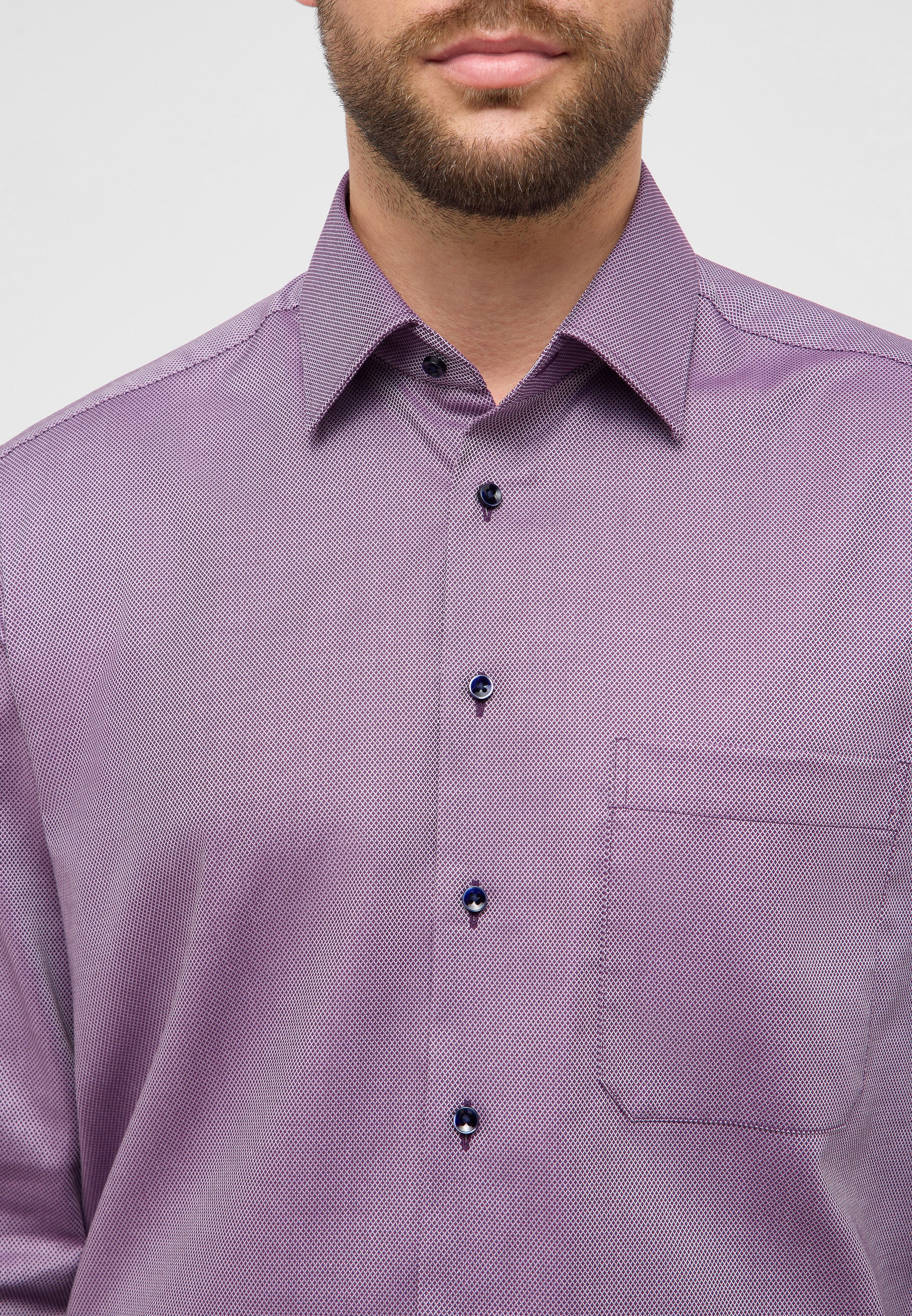 Thumbnail - Eterna Langarmhemd "COMFORT FIT" NON IRON (bügelfrei)