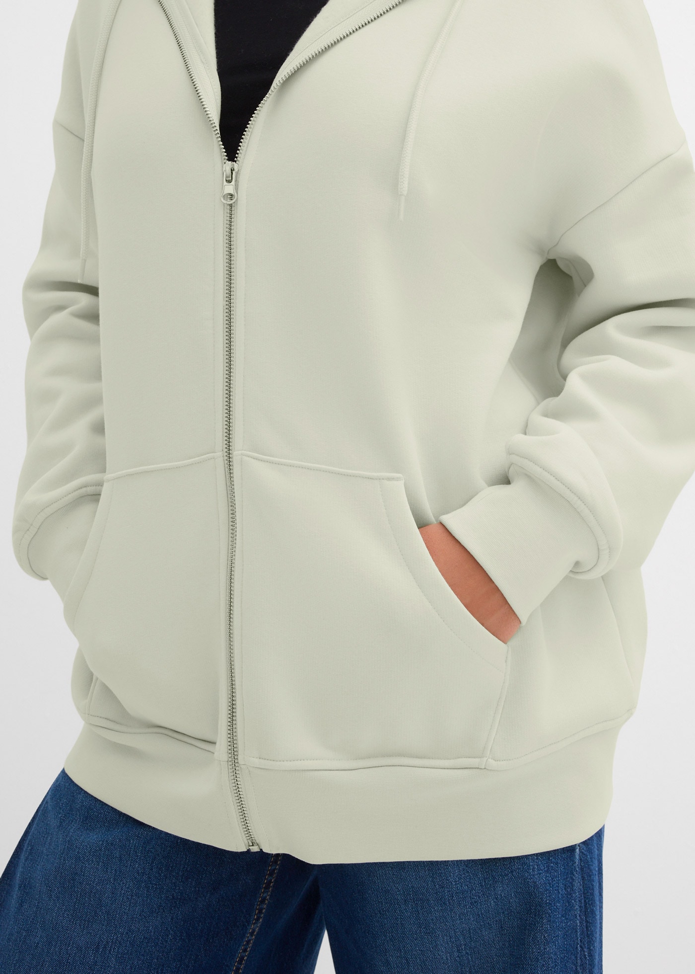 bonprix Kapuzensweatjacke »Kapuzen-Sweatjacke« mit Eingrifftaschen