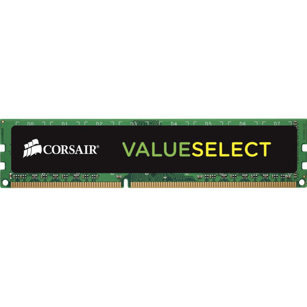Corsair PC-Arbeitsspeicher »ValueSelect 4GB (1x4GB) DDR3 1600MHz CL11 DIMM«