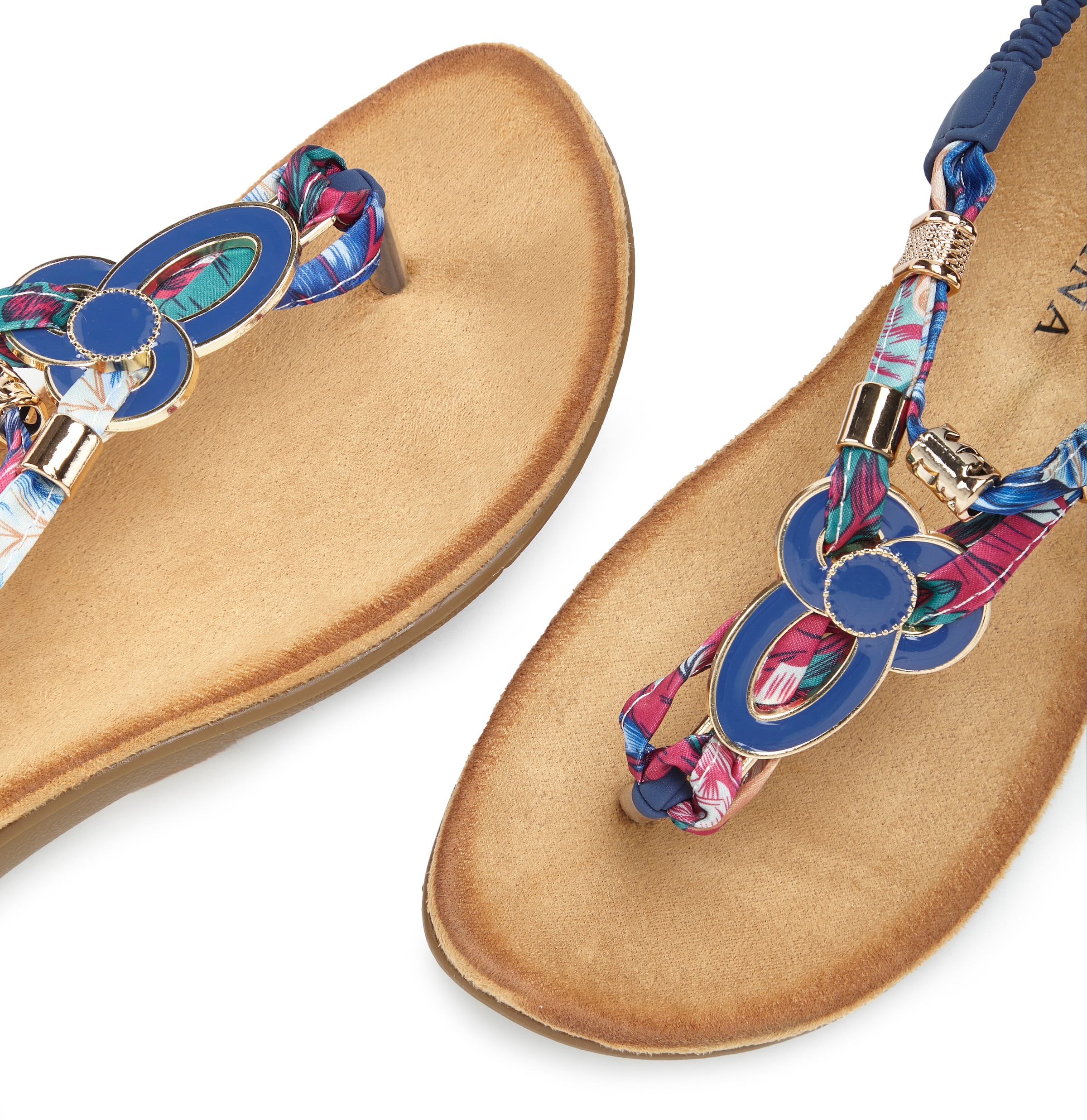 LASCANA Zehentrenner »Sommerschuh, offener Schuh, Sandalette,«  Sandale, Pantolette mit Stretcheinsatz