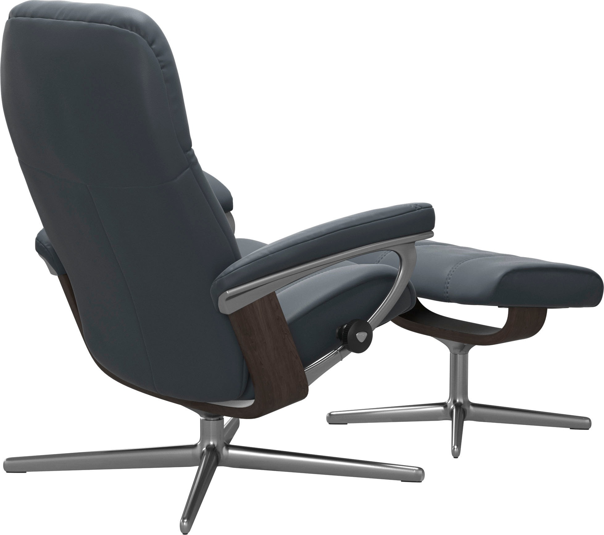 Stressless® Fußhocker »Consul«, mit Cross Base, Größe S, M & L, Holzakzent Wenge