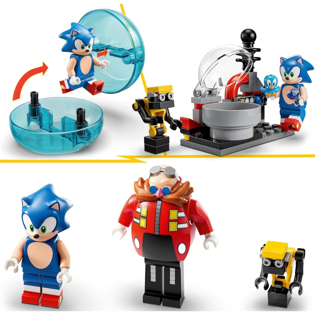 LEGO® Konstruktionsspielsteine »Sonic vs. Dr. Eggmans Death Egg Robot  (76993), LEGO® Sonic«, (615 St.)