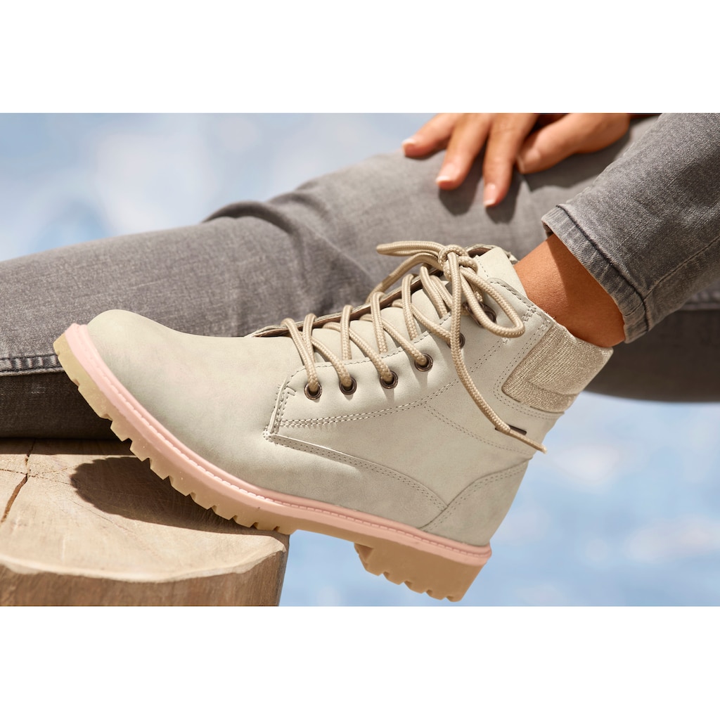 LASCANA Winterboots »Outdoor-Stiefelette, Stiefel, Stiefelette«