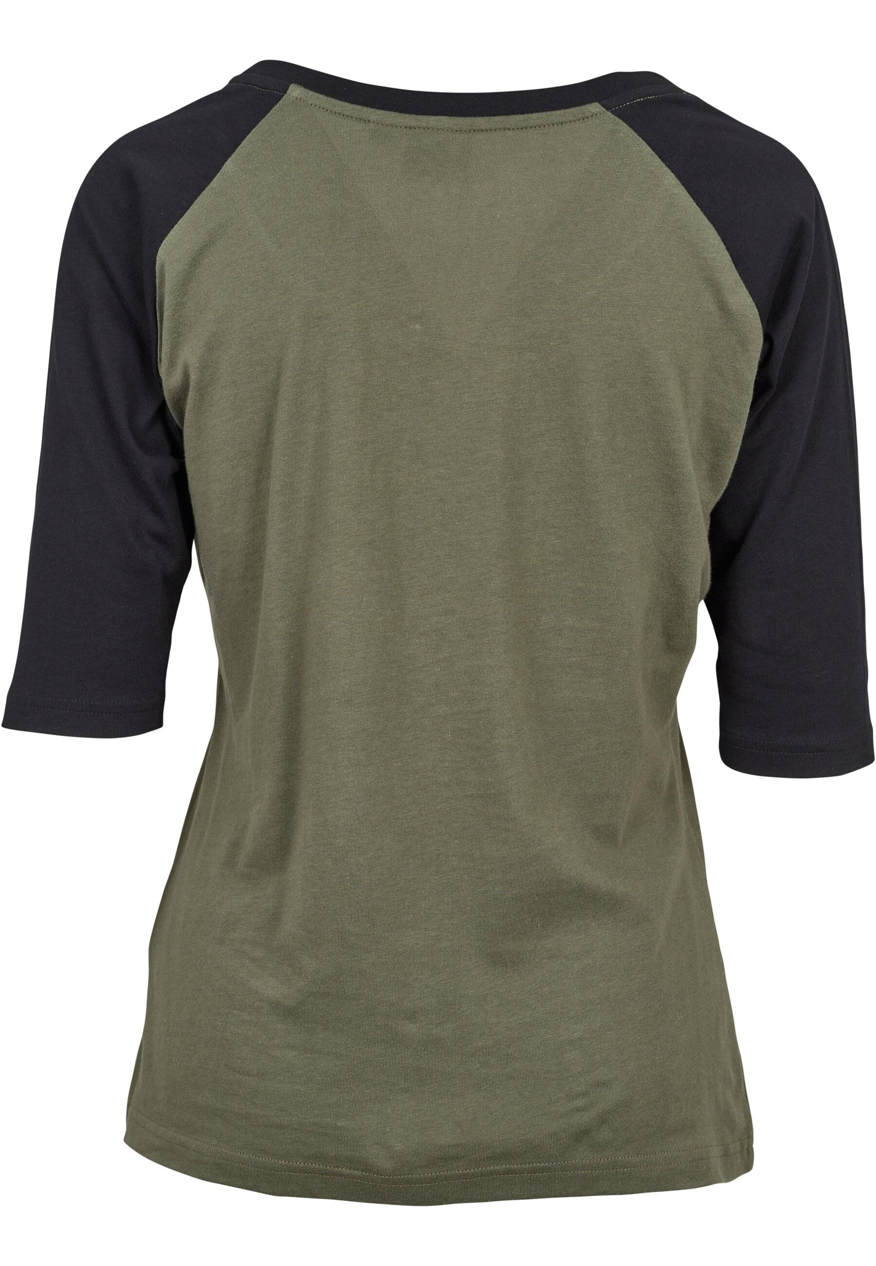 URBAN CLASSICS Kurzarmshirt »Urban Classics Damen Ladies 3/4 Contrast Raglan Tee«, (1 tlg.)