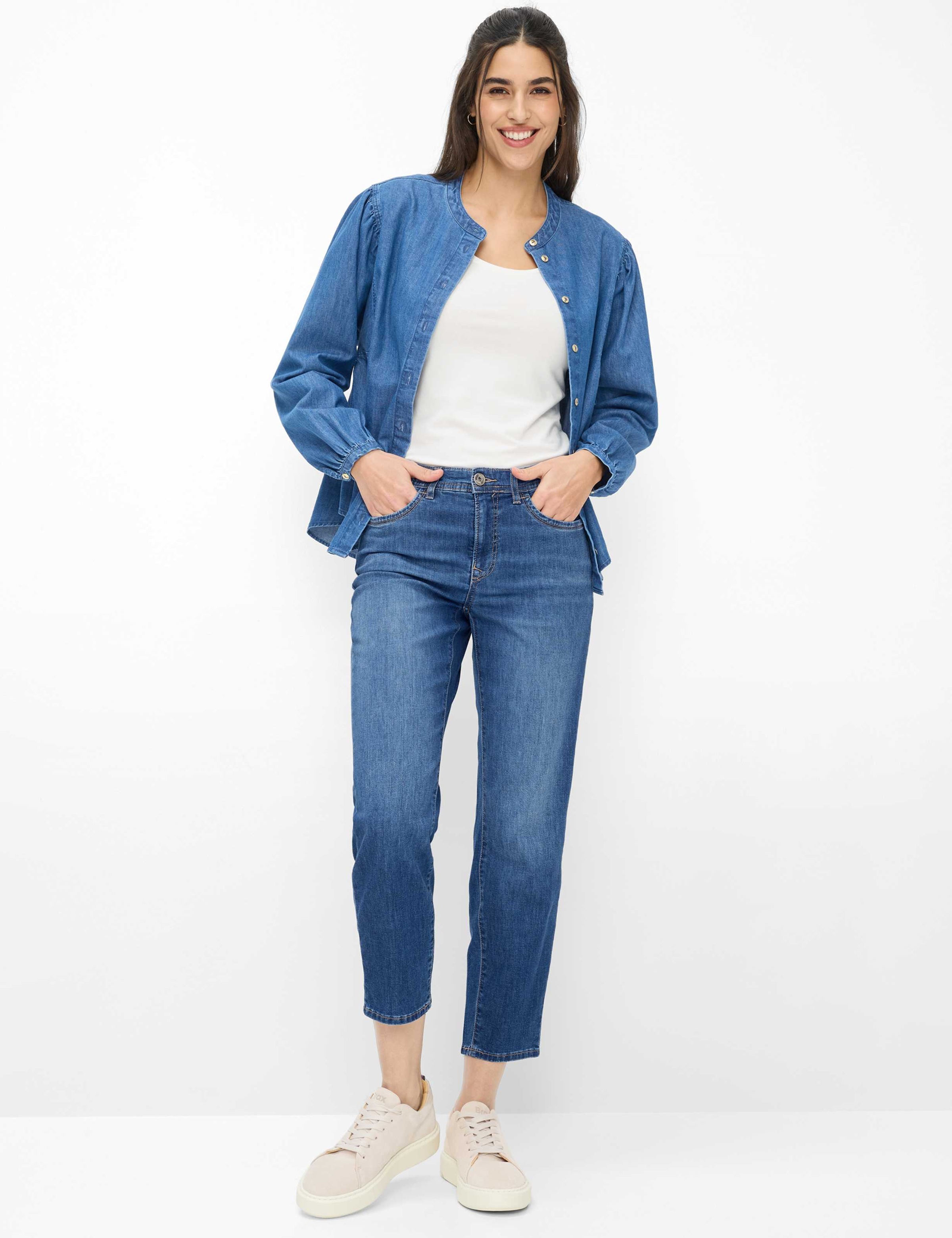 BRAX Carola S 5-Pocket Jeans Stone 46L 2
