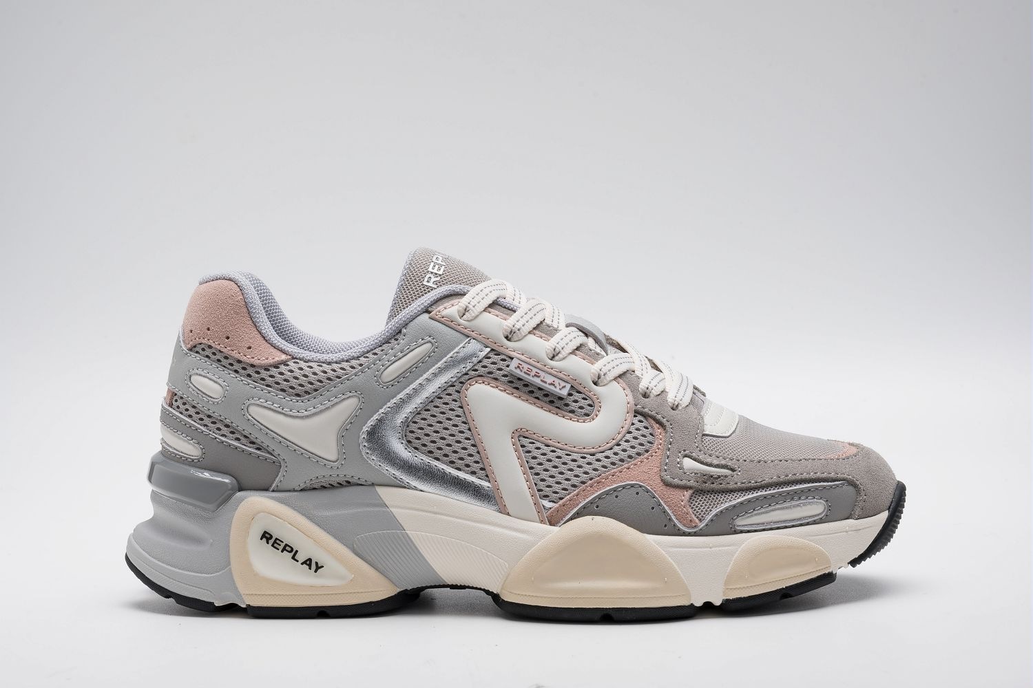 Thumbnail - Replay Plateausneaker Schnürschuh, Halbschuh, Freizeitschuh mit Ugly-Laufsohle