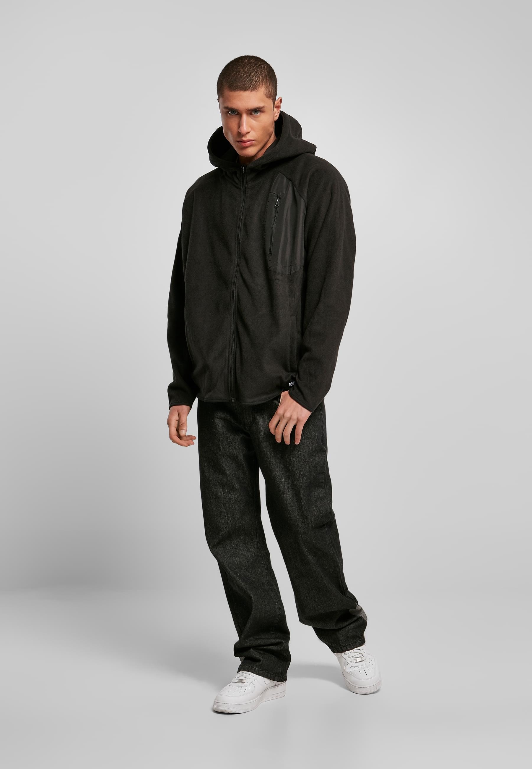 URBAN CLASSICS Sweatjacke »Urban Classics Herren Polar Fleece Zip Hoody«