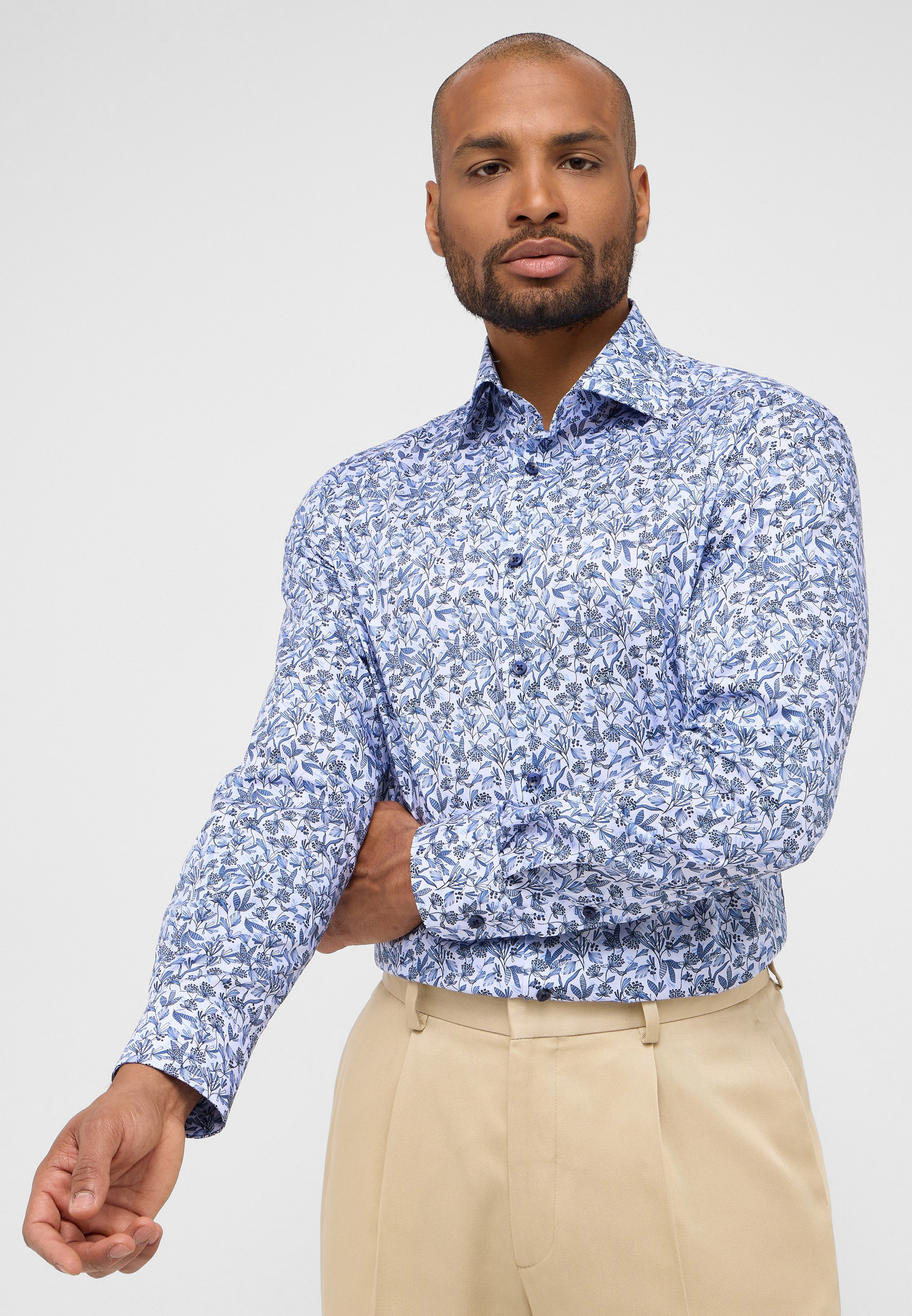 Eterna Langarmhemd "MODERN FIT" NON IRON (bügelfrei) günstig online kaufen