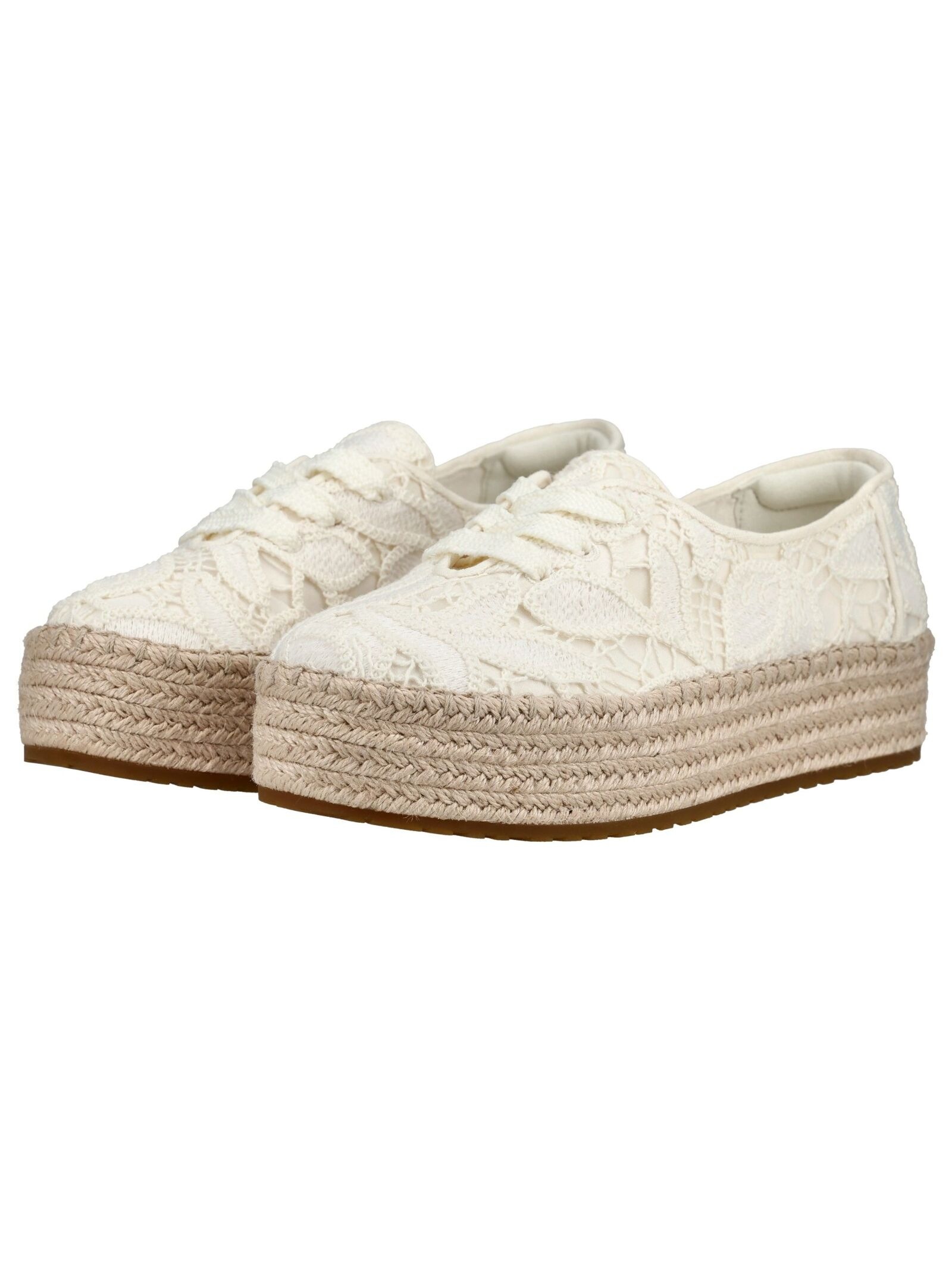 TOMS Espadrille Half Shoe Textile Natural 37.5 3