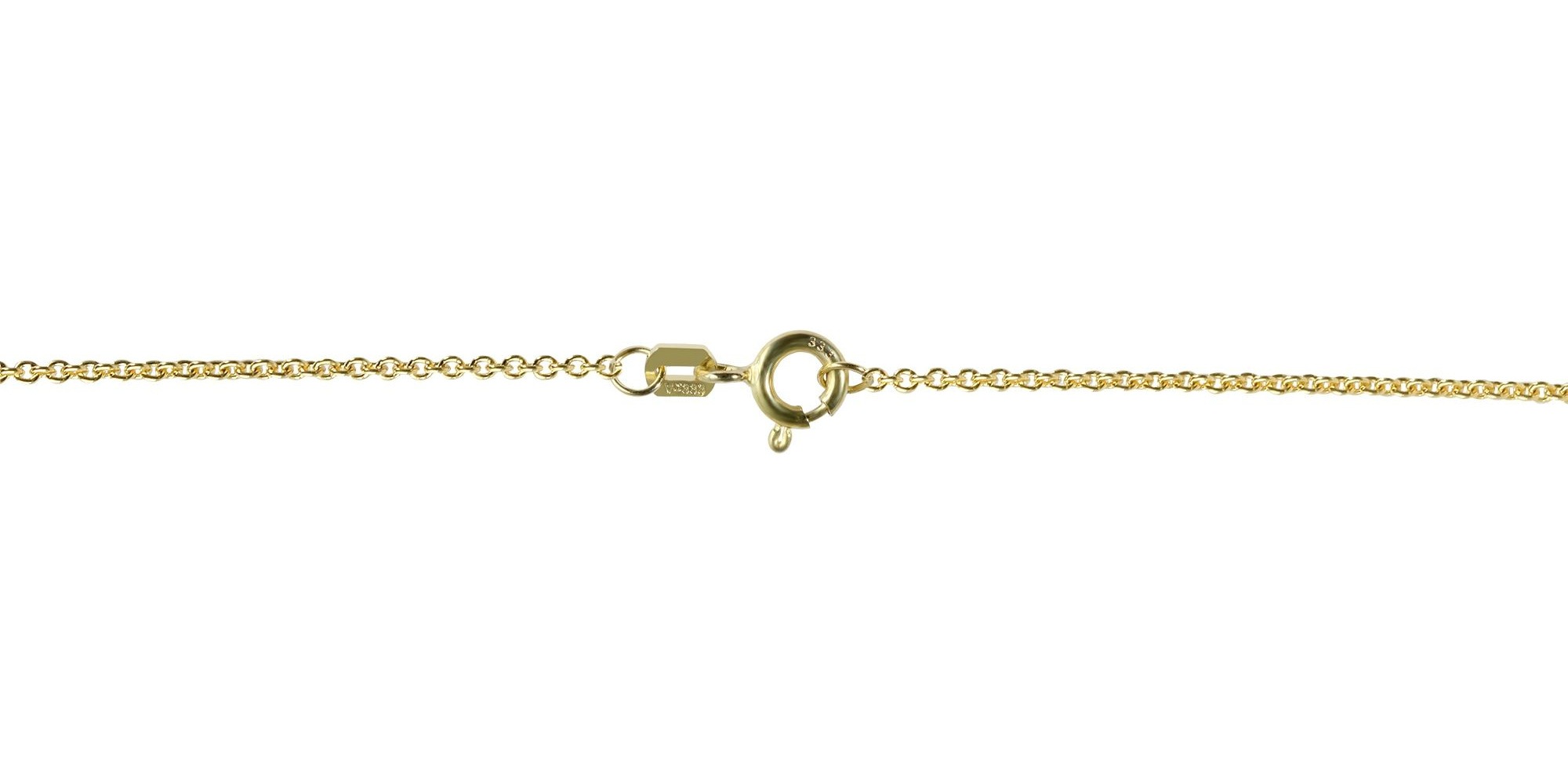 Adelia´s Kette ohne Anhänger »Unisex Halskette – Ankerkette aus 333 Gold 50 cm« Ideal als Geschenk für besondere Anlässe